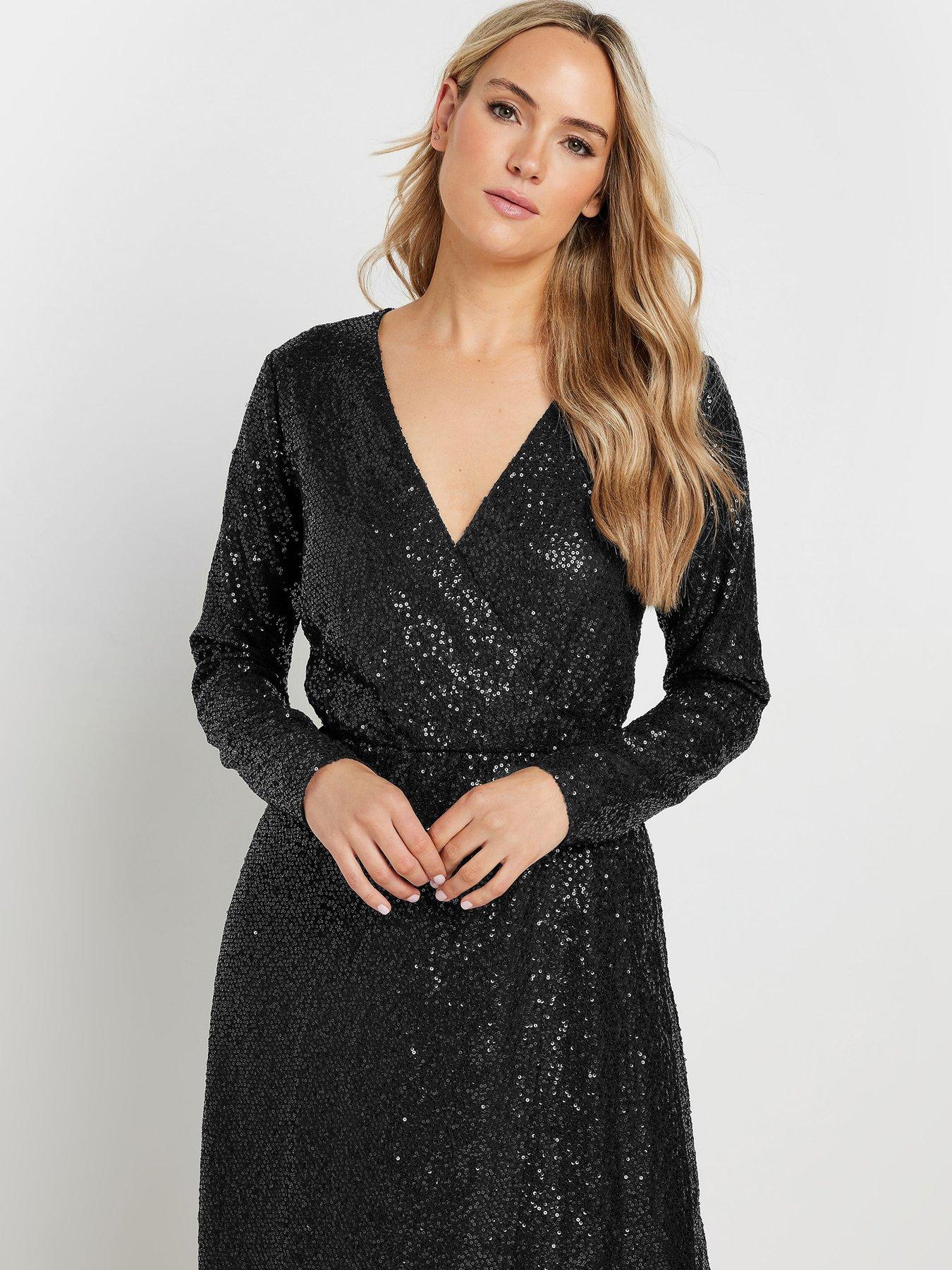 long-tall-sally-sequin-dress-blackoutfit