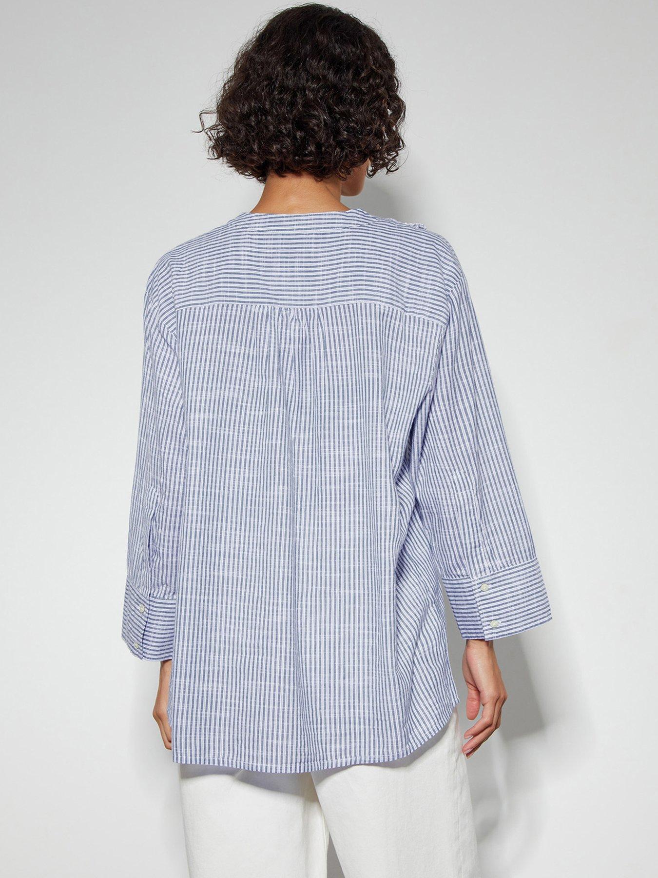 monsoon-laura-ruffle-shirt-bluestillFront