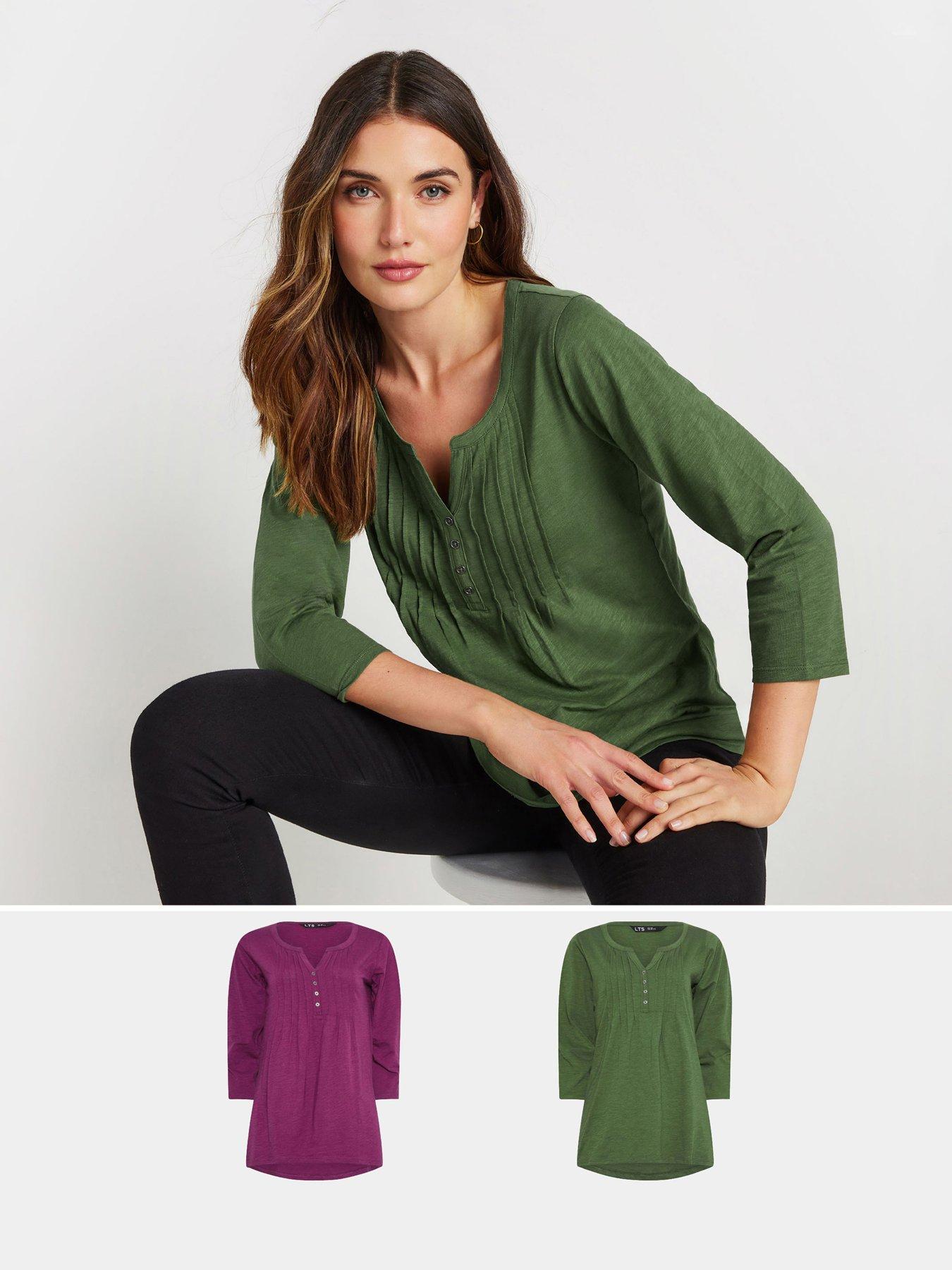 long-tall-sally-tall-2-pack-34-sleeve-pintuck-top