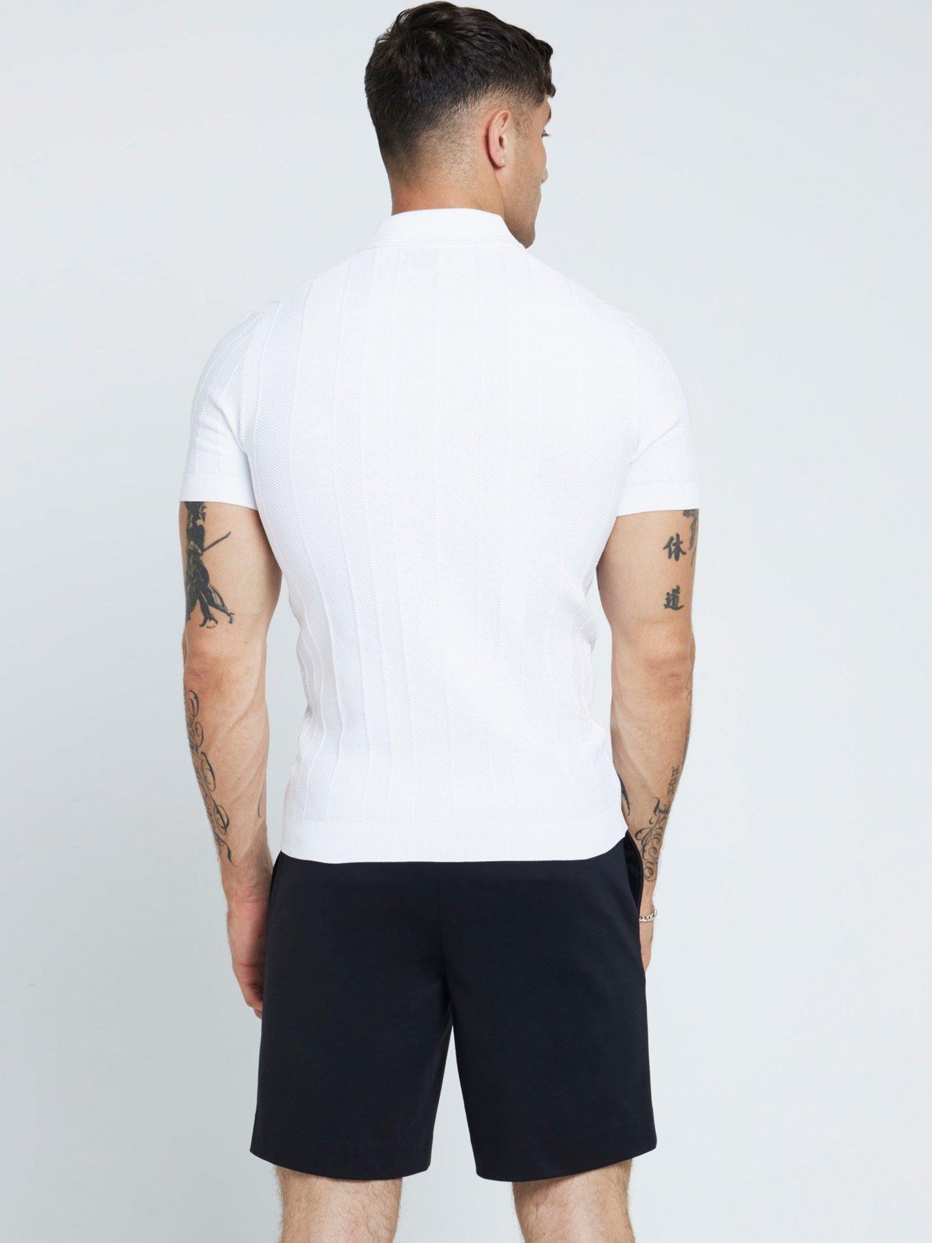 river-island-short-sleeve-knitted-herringbone-muscle-fit-polo-shirt-whitestillFront