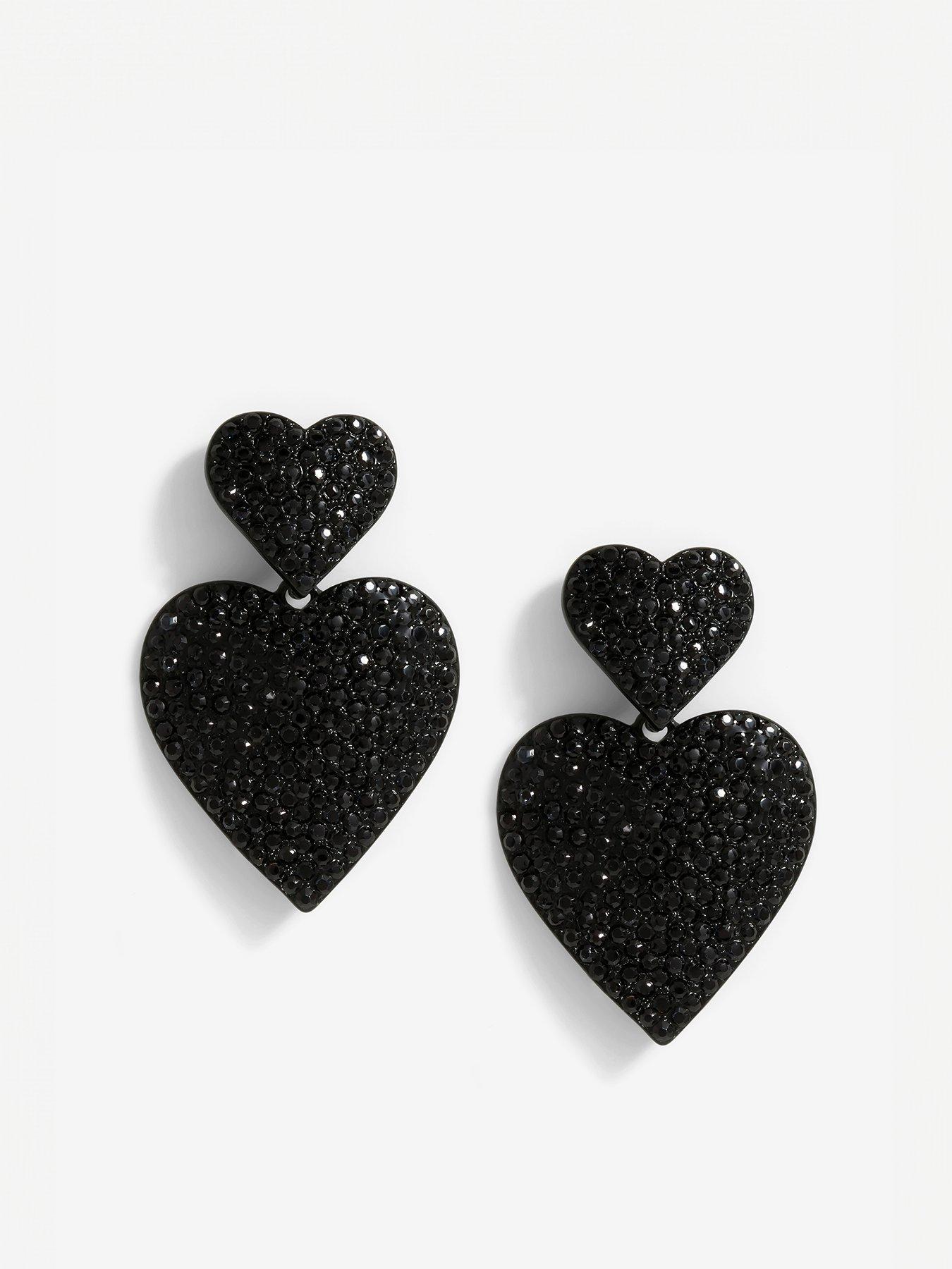 mood-gold-black-heart-drop-earrings