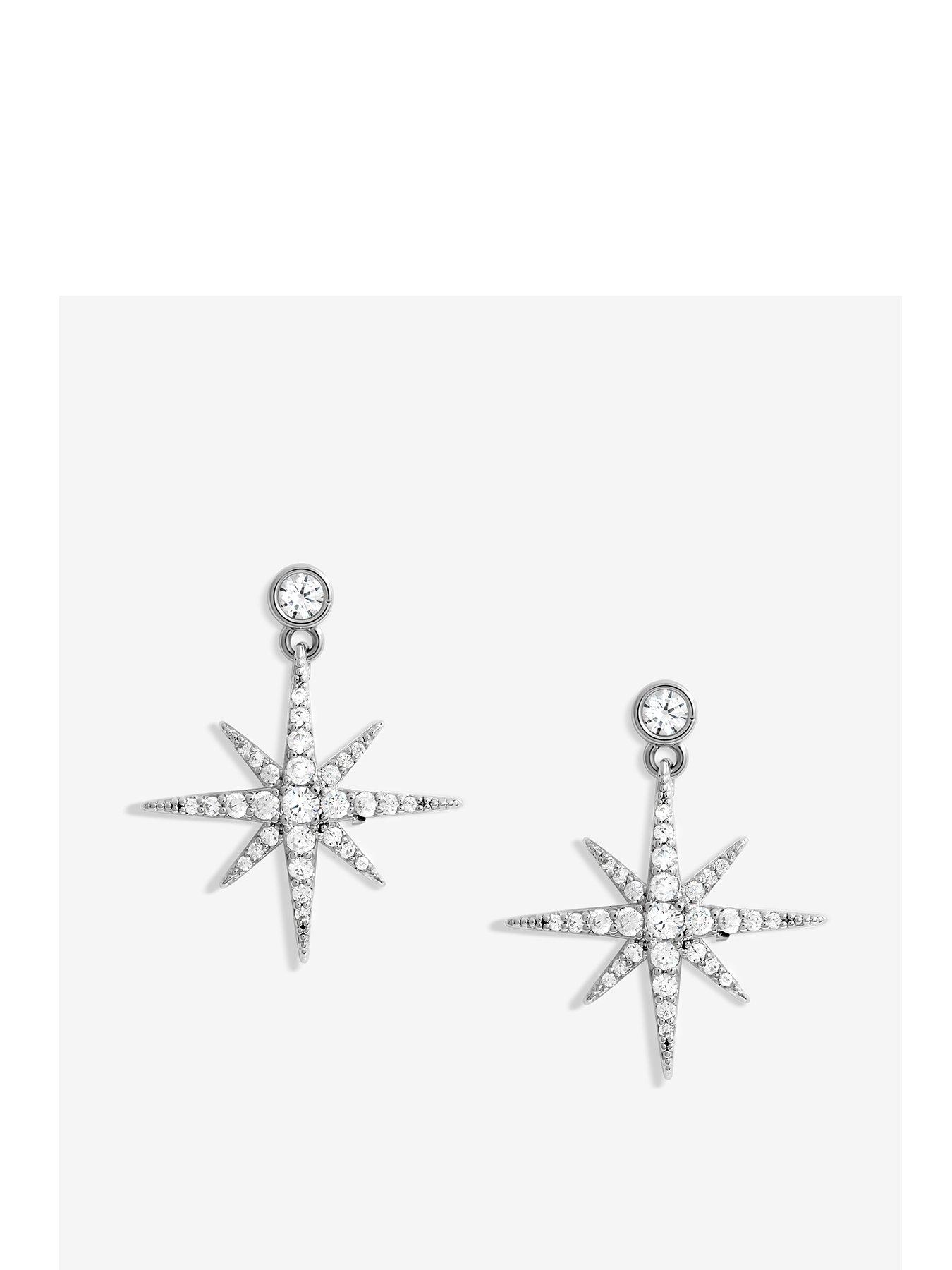 jon-richard-silver-plated-cubic-zirconia-star-drop-earrings