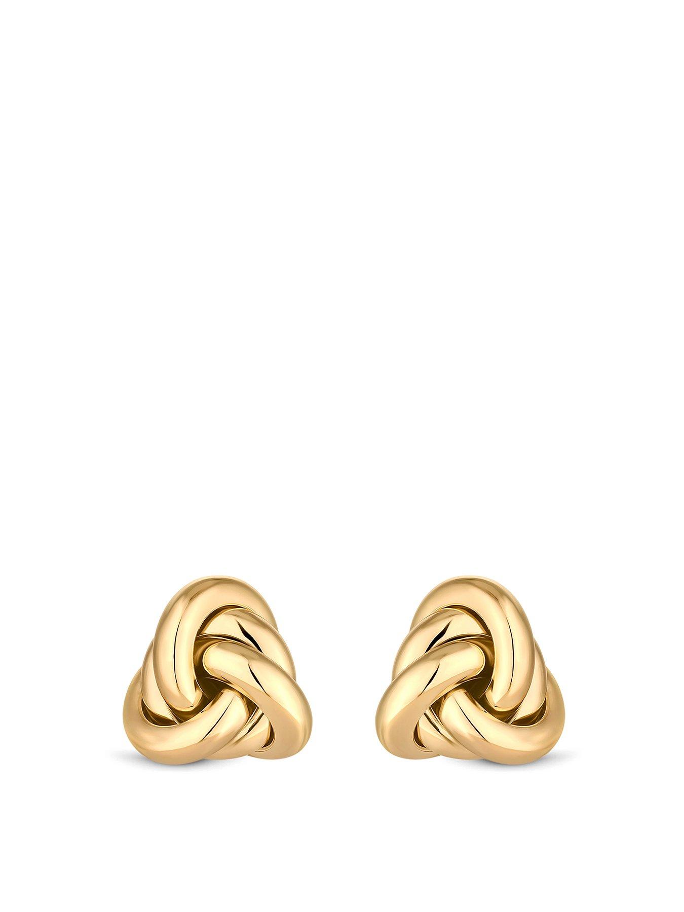 jon-richard-vintage-inspired-gold-plated-knot-stud-earrings