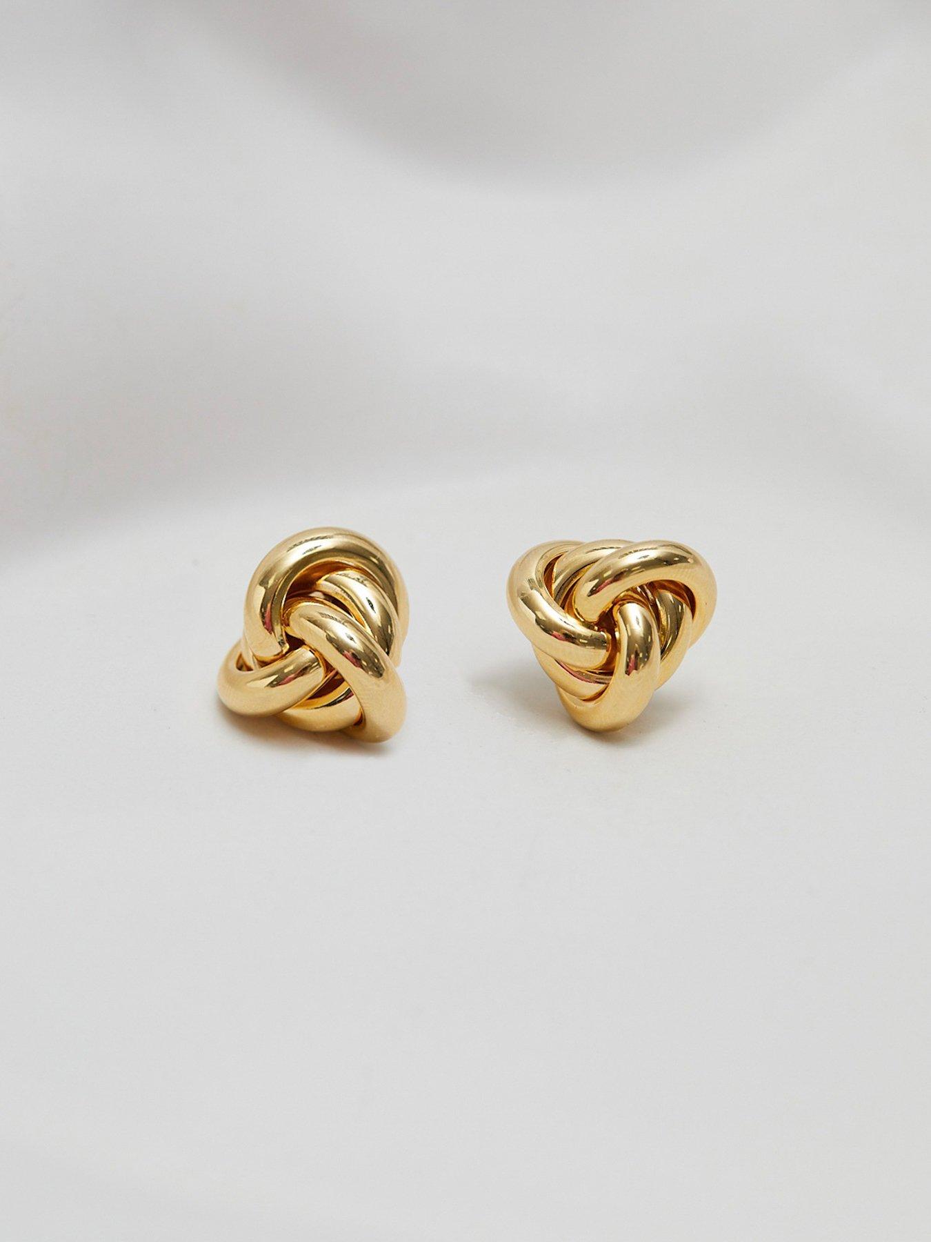 jon-richard-vintage-inspired-gold-plated-knot-stud-earringsback