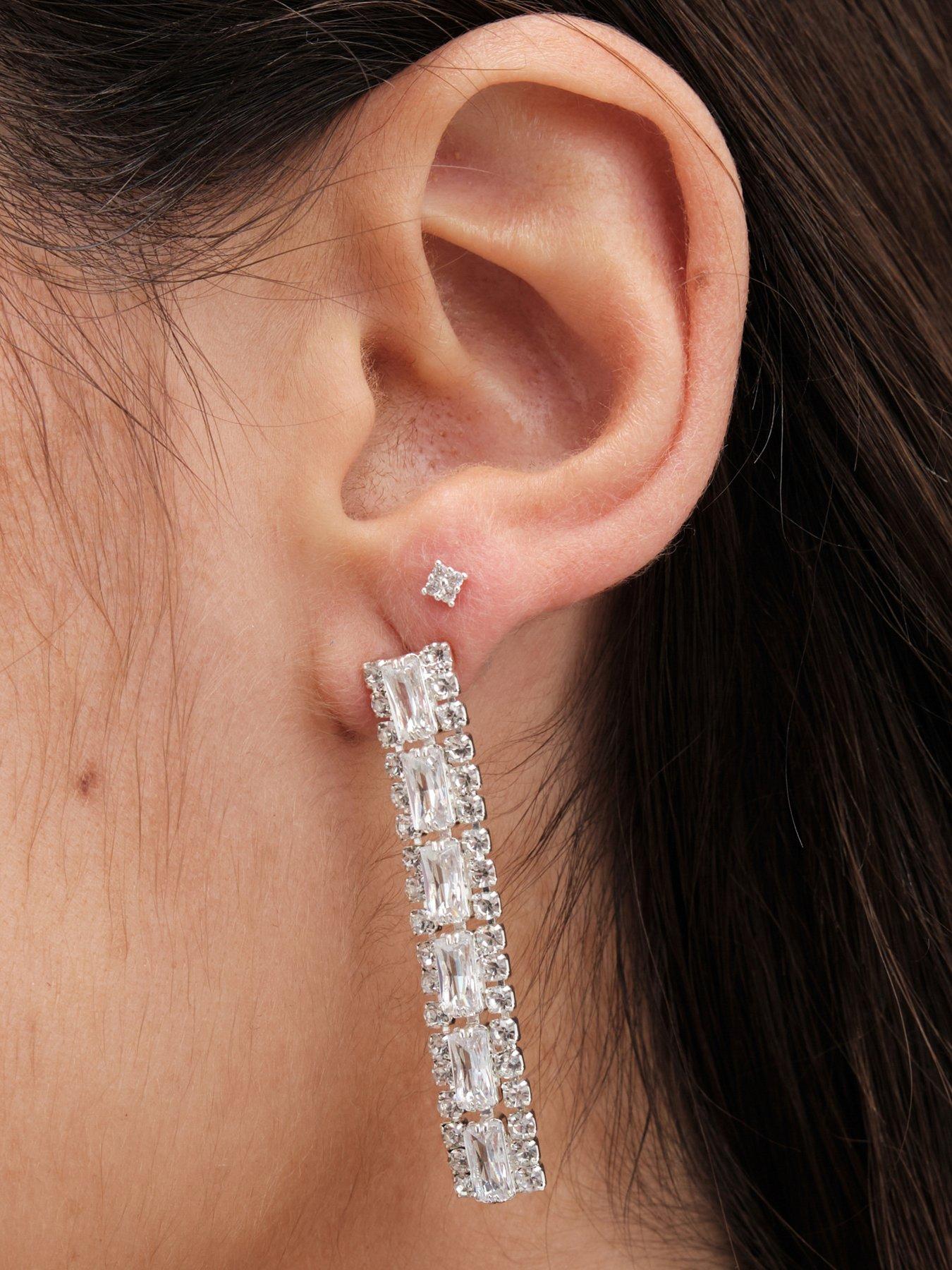 jon-richard-silver-plated-crystal-baguette-linear-earringsstillFront