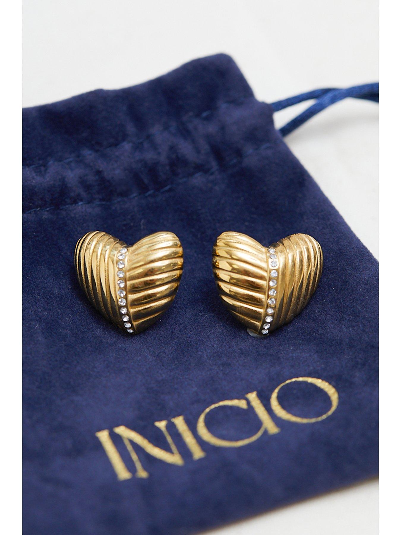 inicio-gold-plated-ridge-heart-earringsback