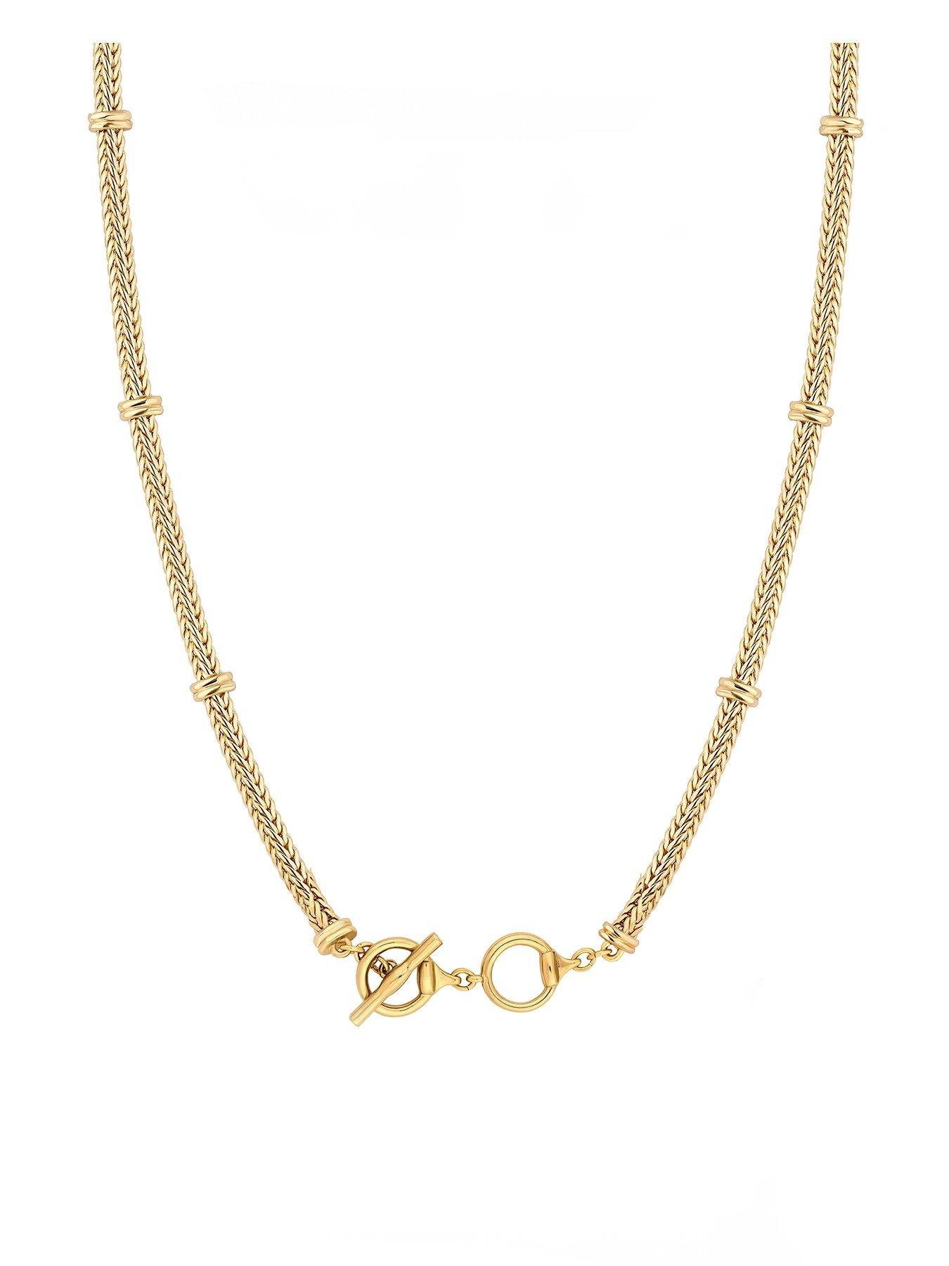 mood-gold-flat-cobra-station-chain-necklace