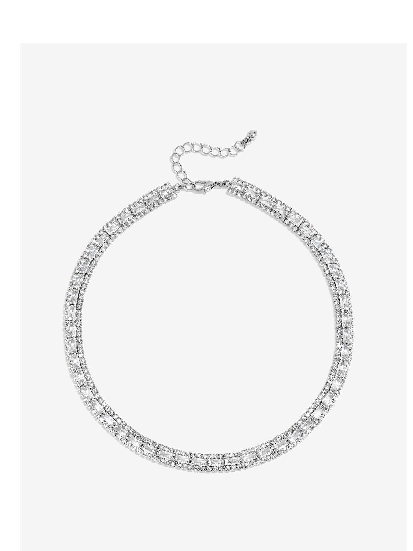 jon-richard-silver-plated-crystal-baguette-collar-necklace