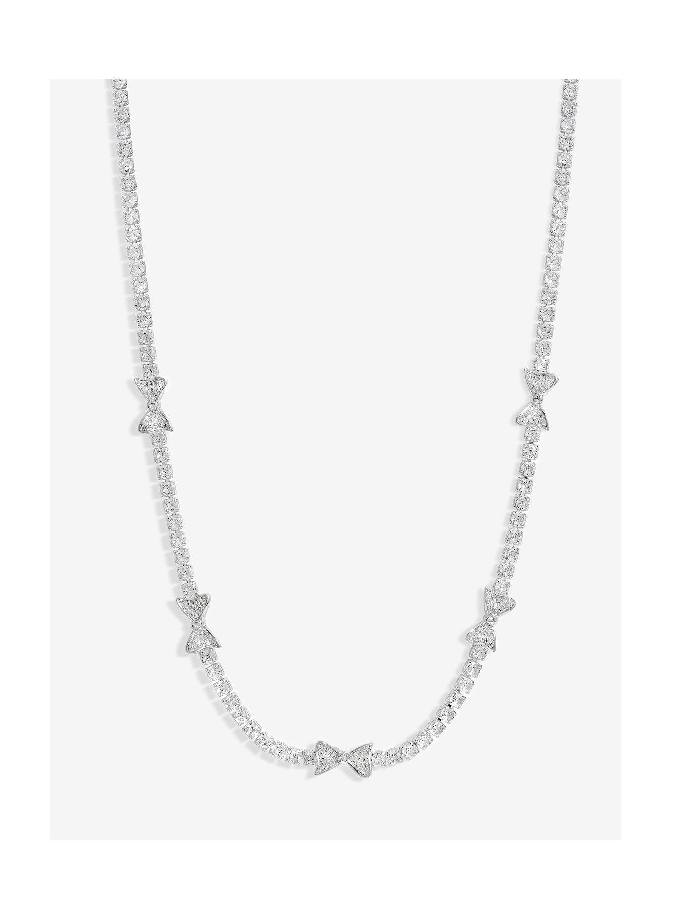 jon-richard-silver-plated-crystal-bow-necklacefront