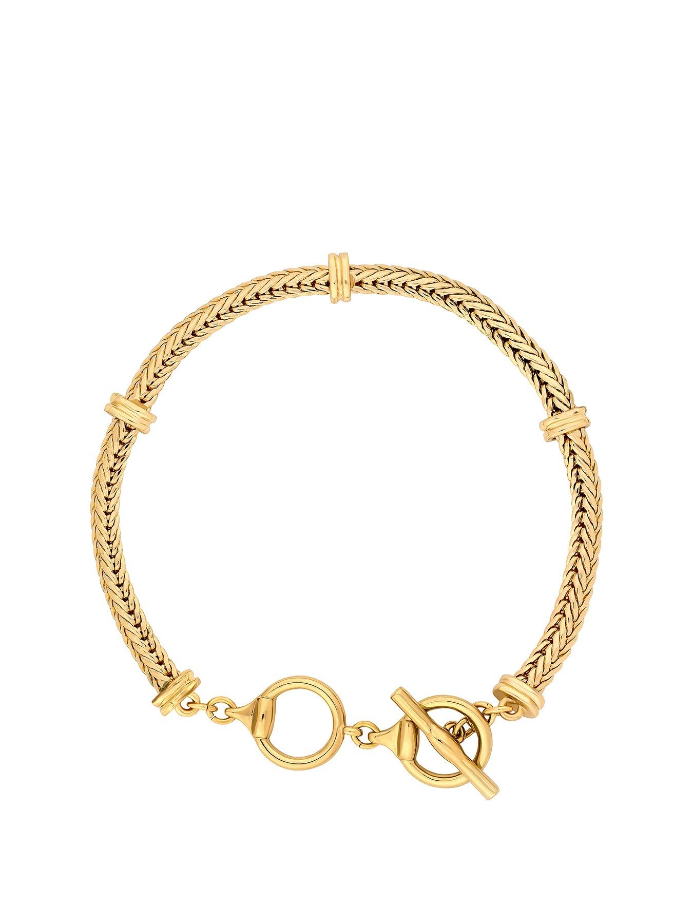 mood-gold-flat-cobra-station-chain-t-bar-braceletfront