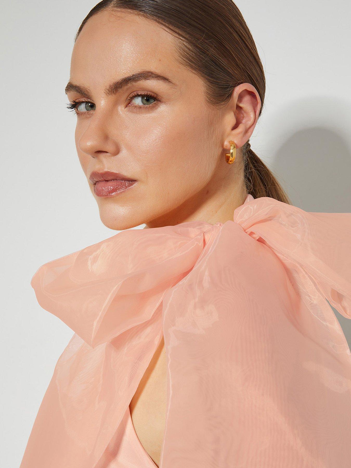 Image 4 of 4 of Monsoon Vera Organza Top - Pink
