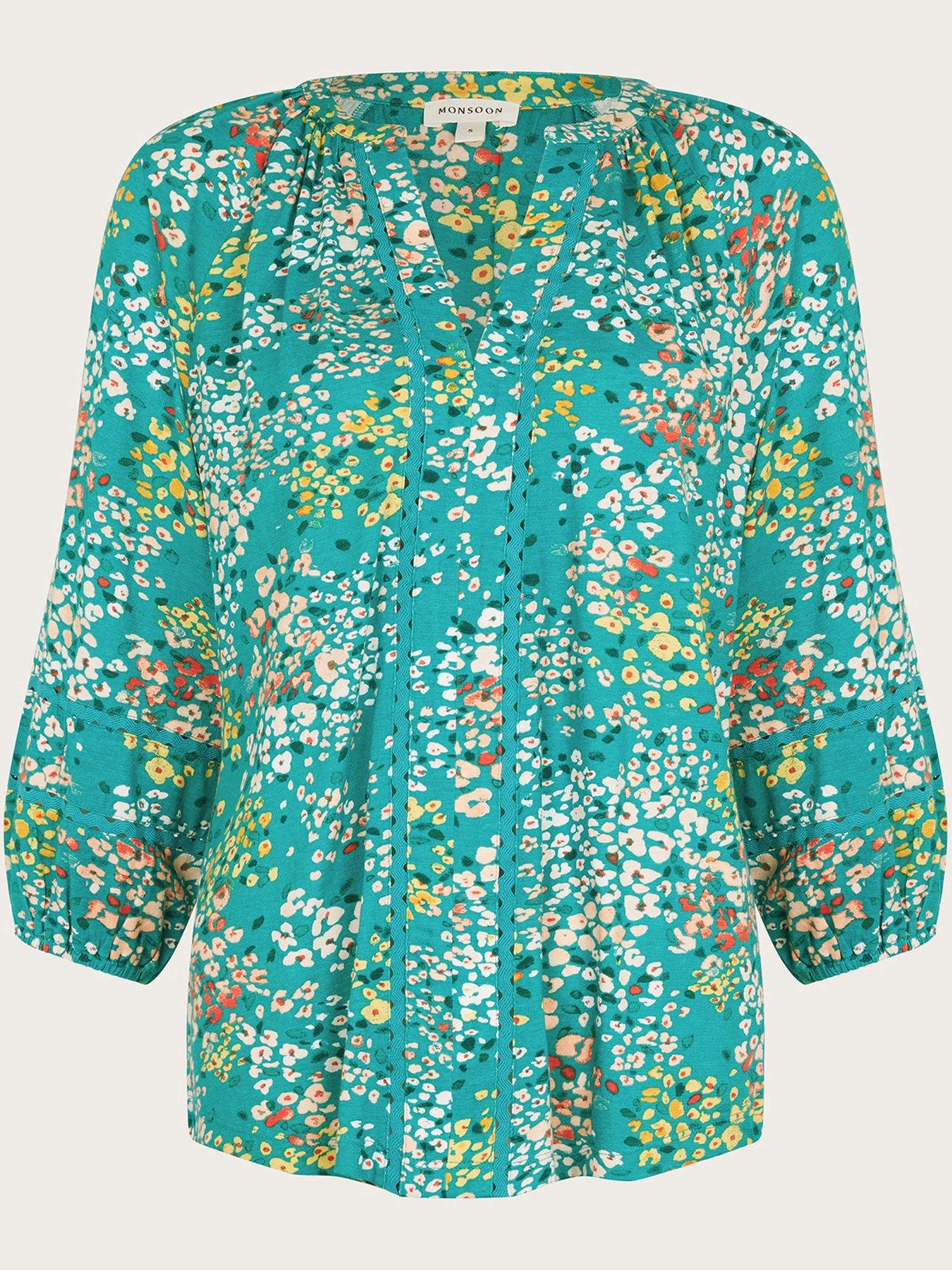 monsoon-micola-print-jersey-top-bluedetail