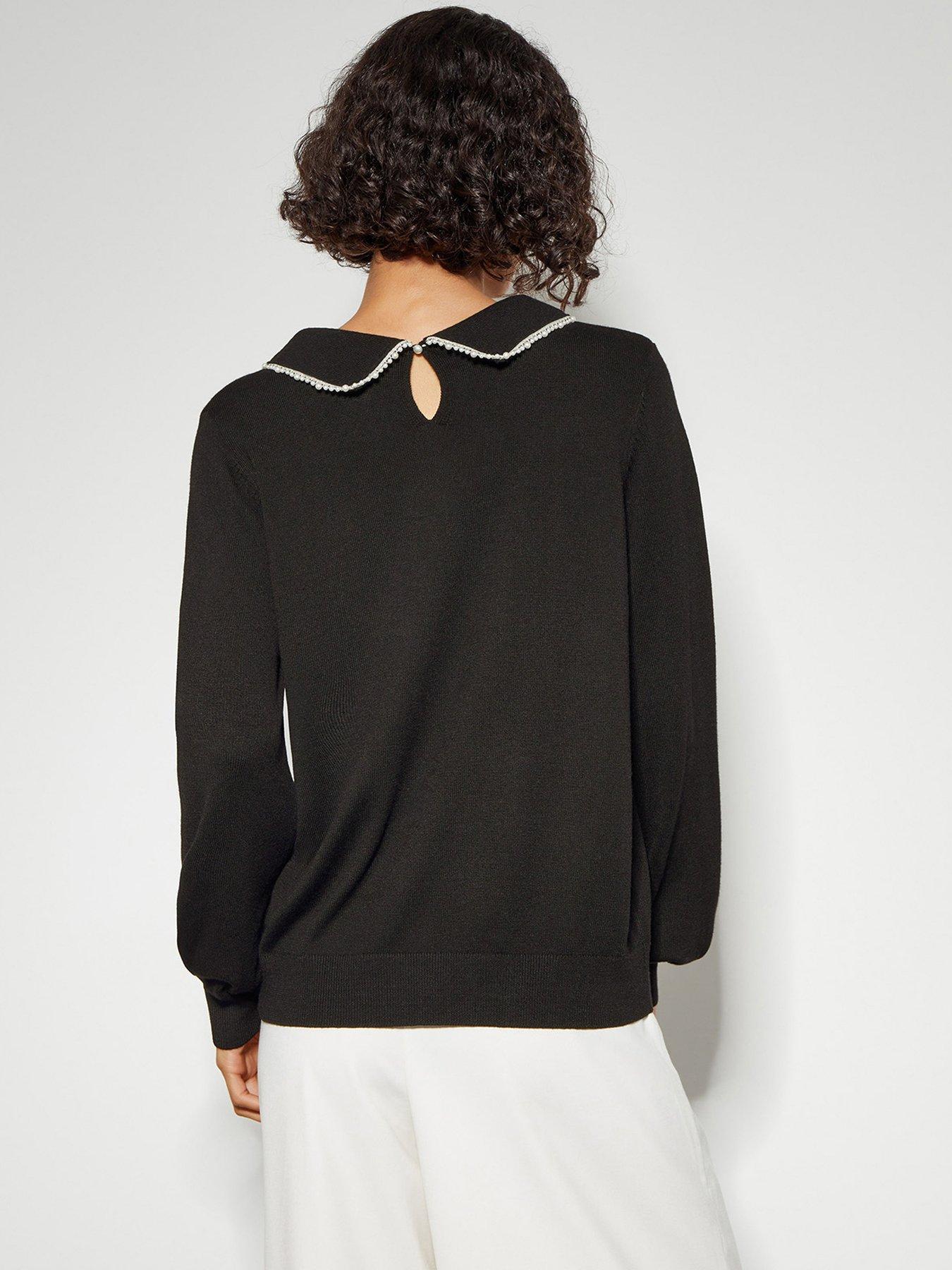 Monsoon Clara Collar Jumper Black Very Ireland