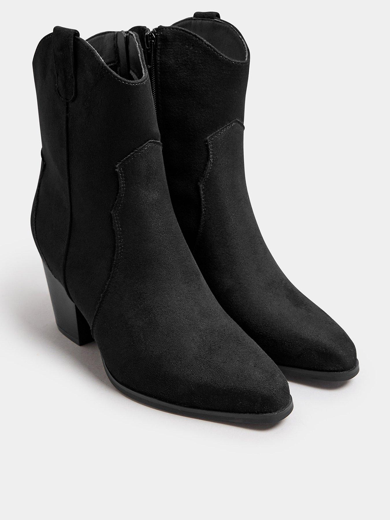 yours-extra-wide-fit-western-ankle-boots-blackback