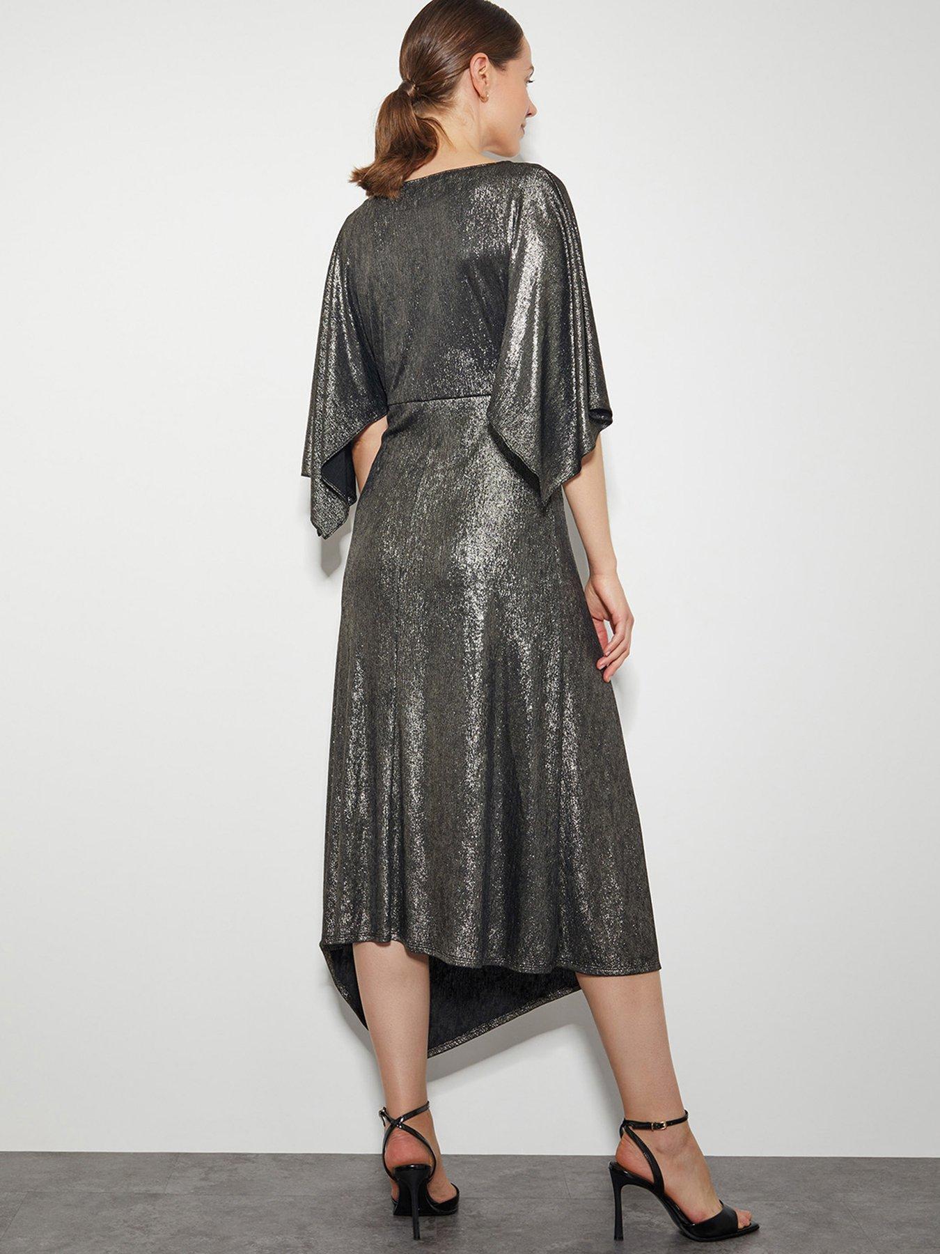 monsoon-mila-metallic-jersey-dressstillFront