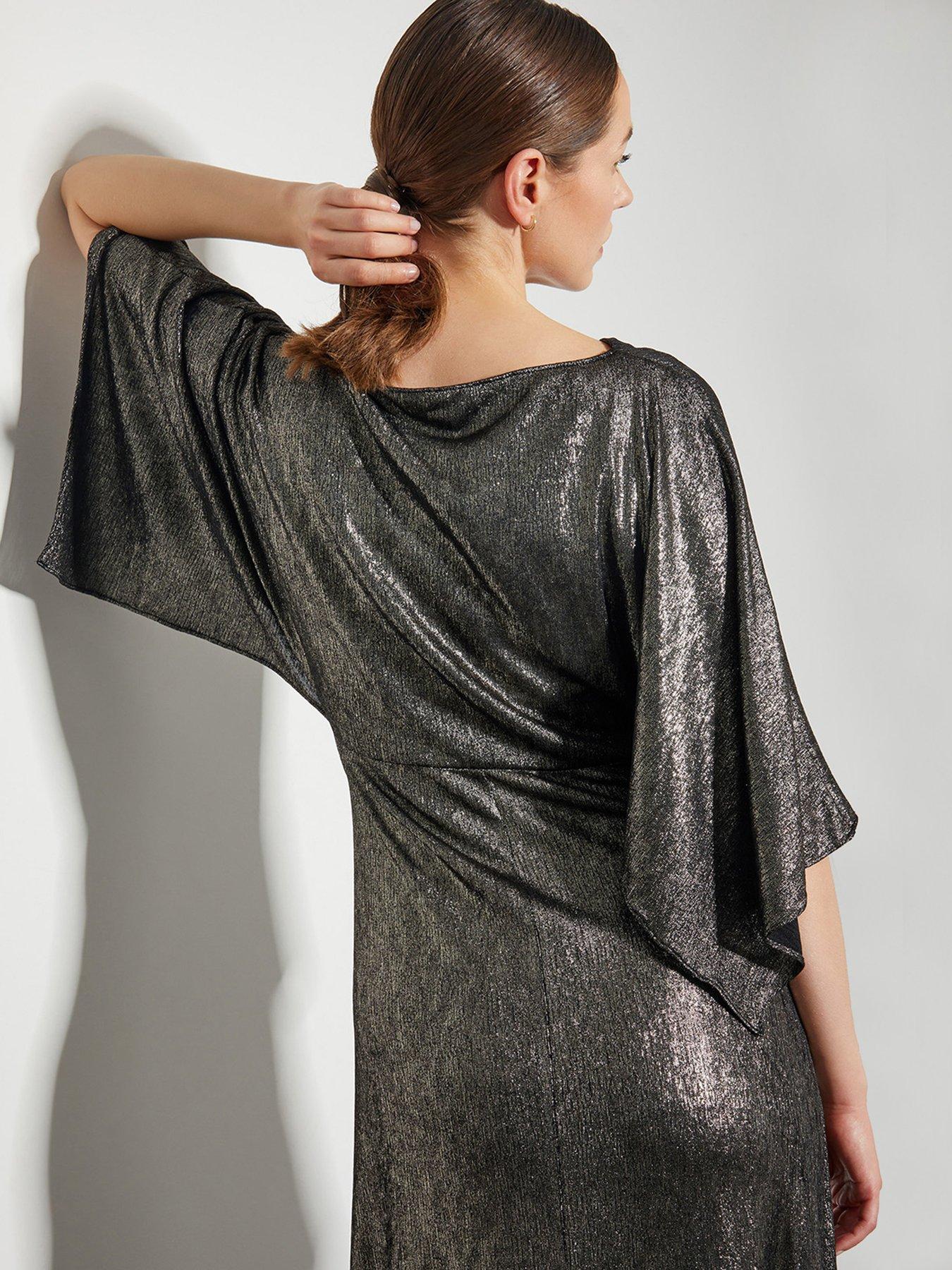 monsoon-mila-metallic-jersey-dressoutfit