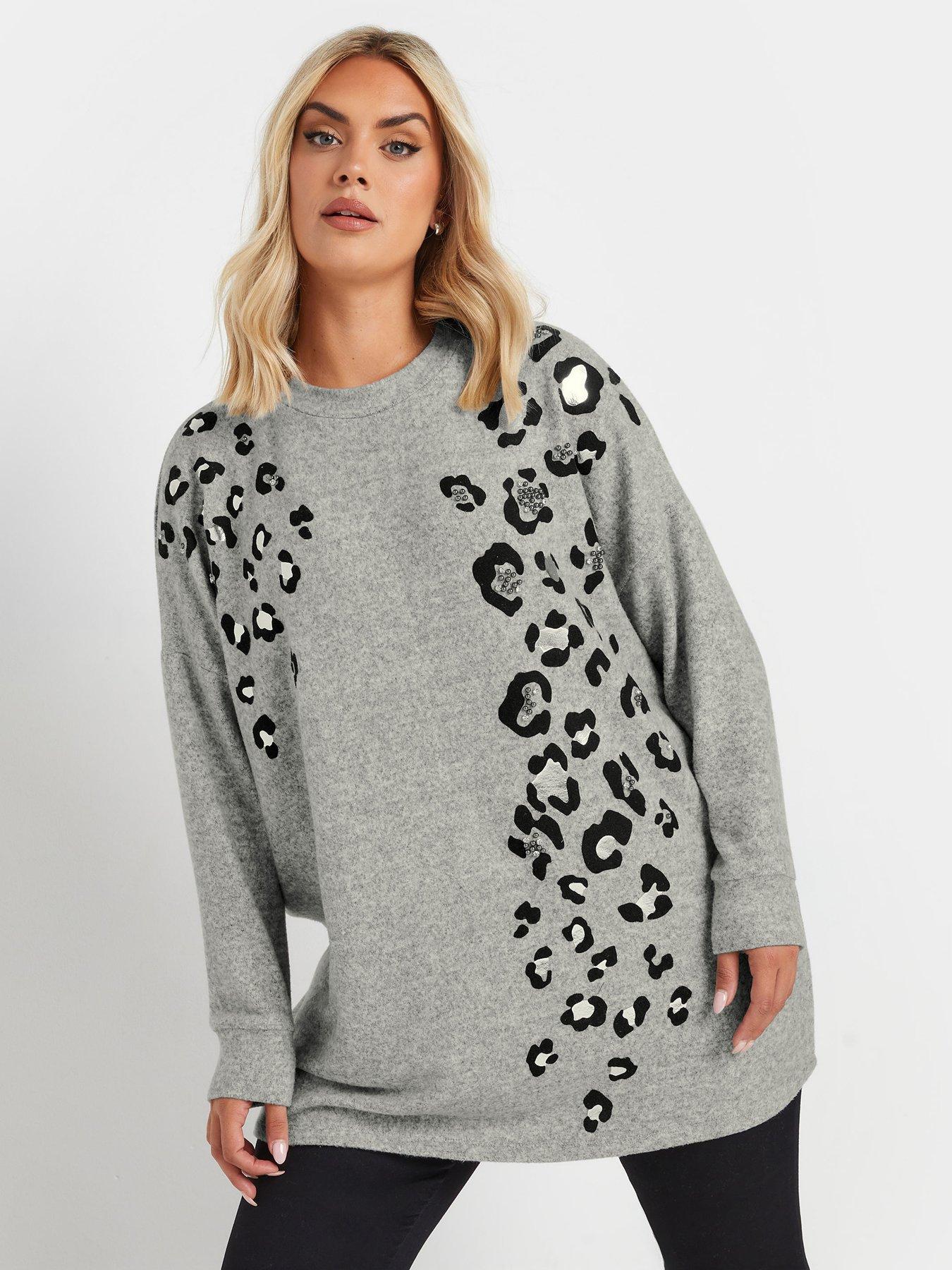 yours-curve-placement-print-jumper-grey