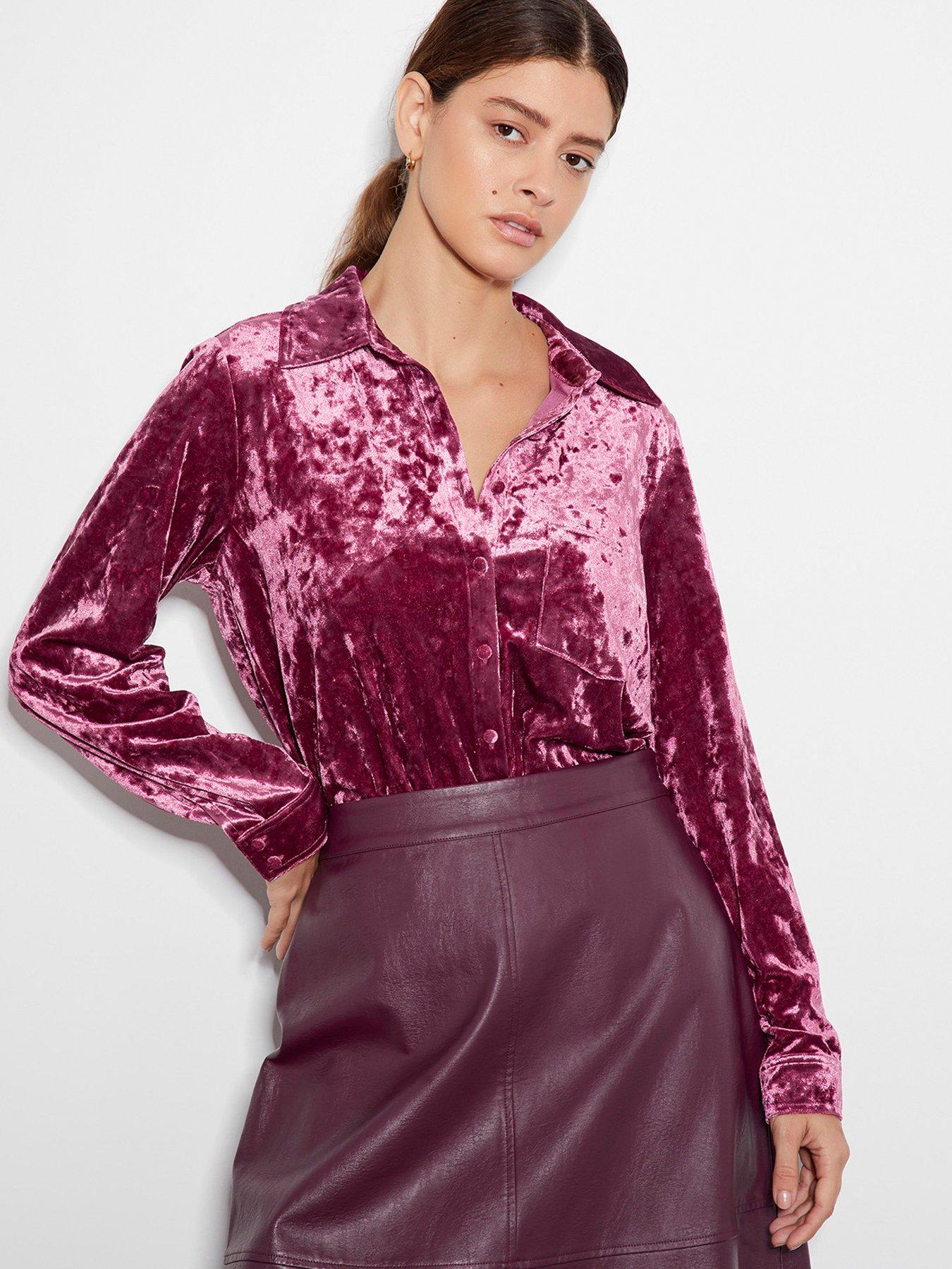 monsoon-vida-velvet-shirt-pink