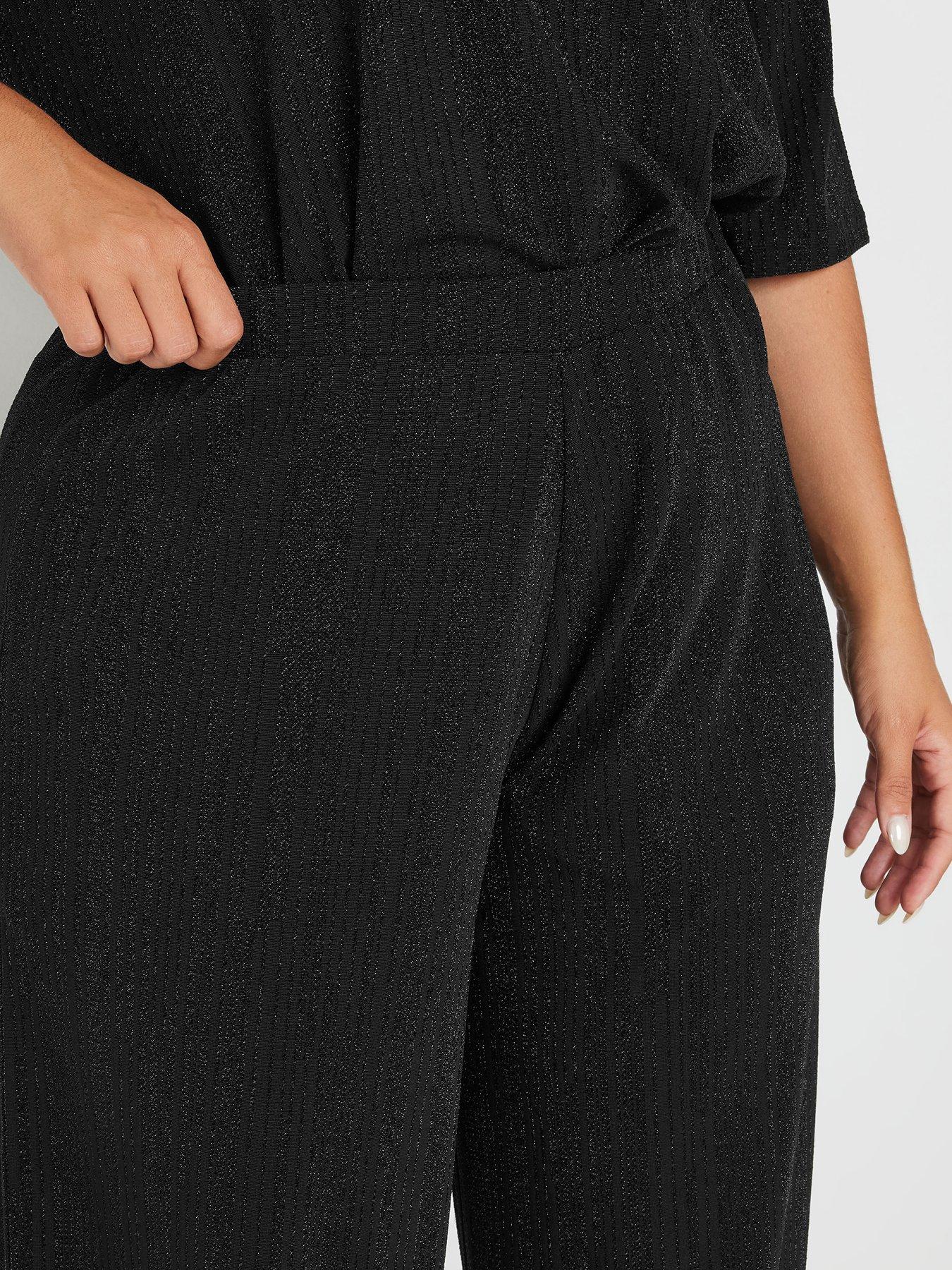 yours-curve-lurex-stripe-wide-leg-trouser-blackoutfit