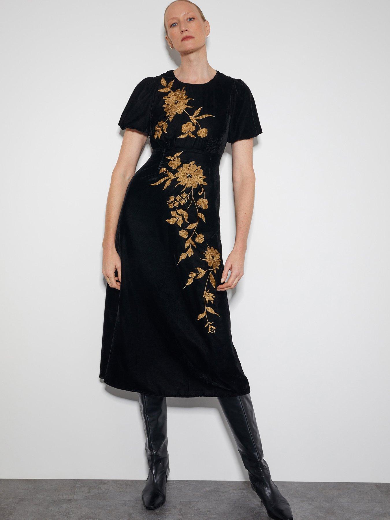 monsoon-kendra-velvet-dress-black