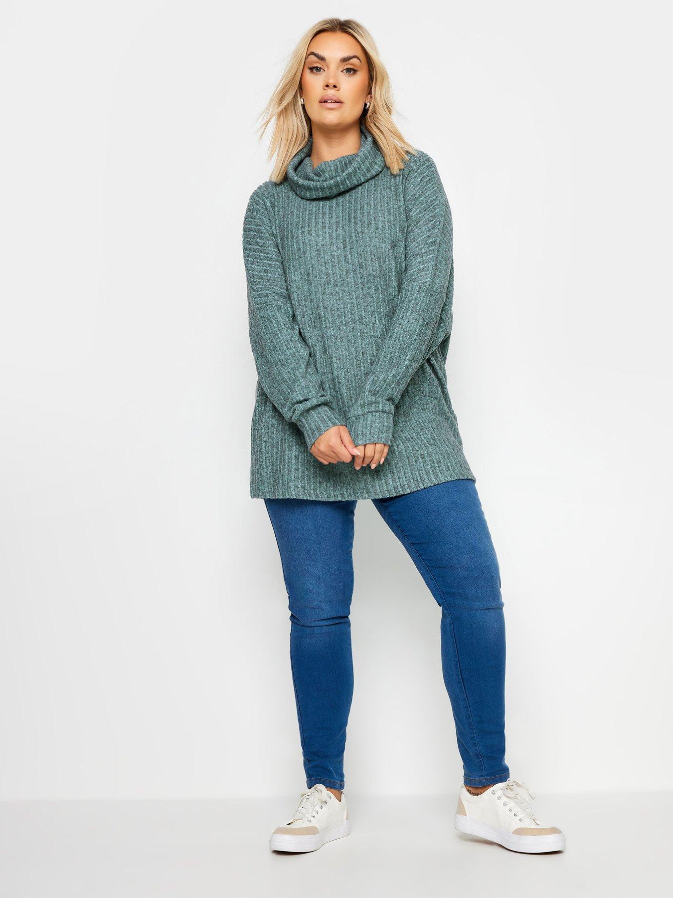 yours-curve-ribbed-turtle-neck-jumper-blueback