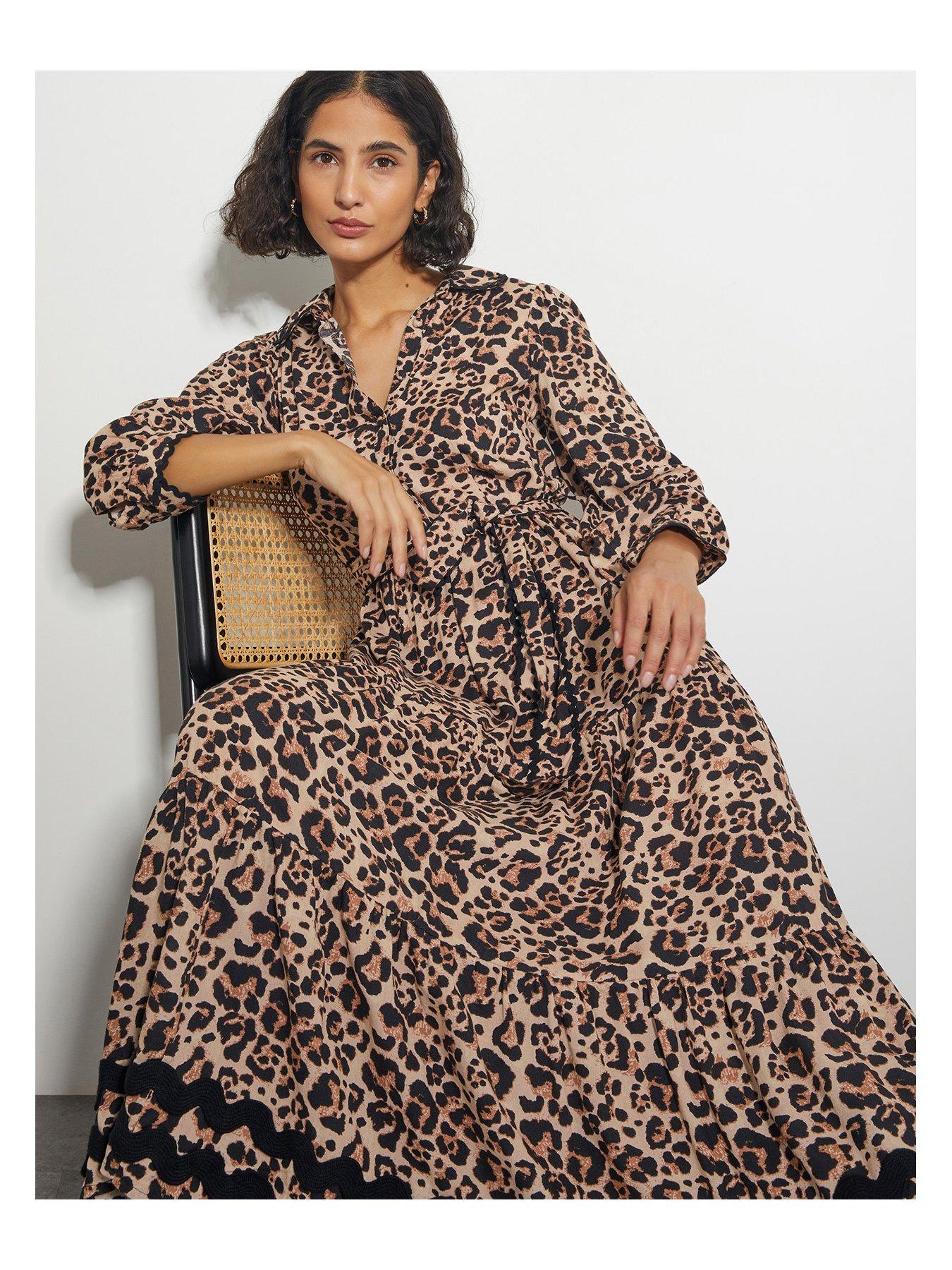 monsoon-lola-leopard-dress-browndetail