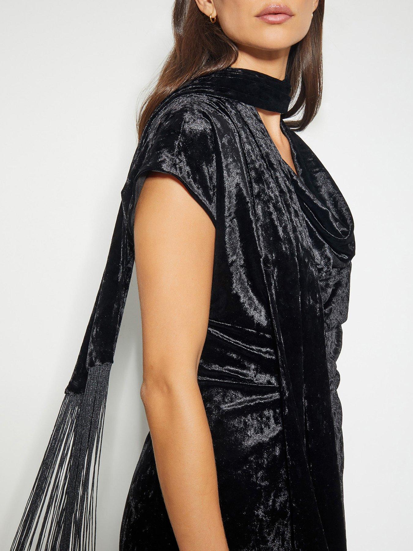 monsoon-cece-cowl-velvet-dress-blackback