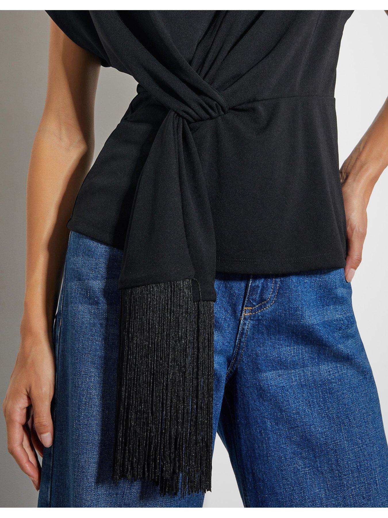 monsoon-tanya-tassle-jersey-top-blackoutfit