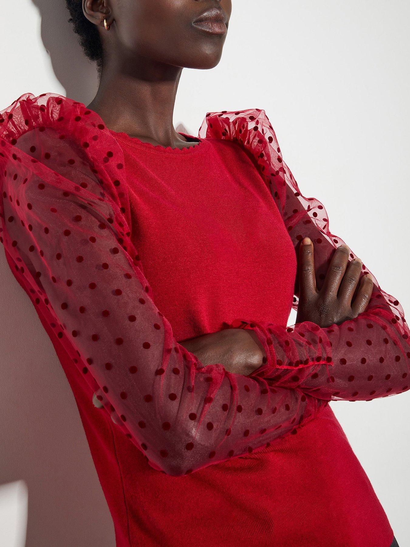 monsoon-mimi-mesh-sleeve-jumper-redoutfit