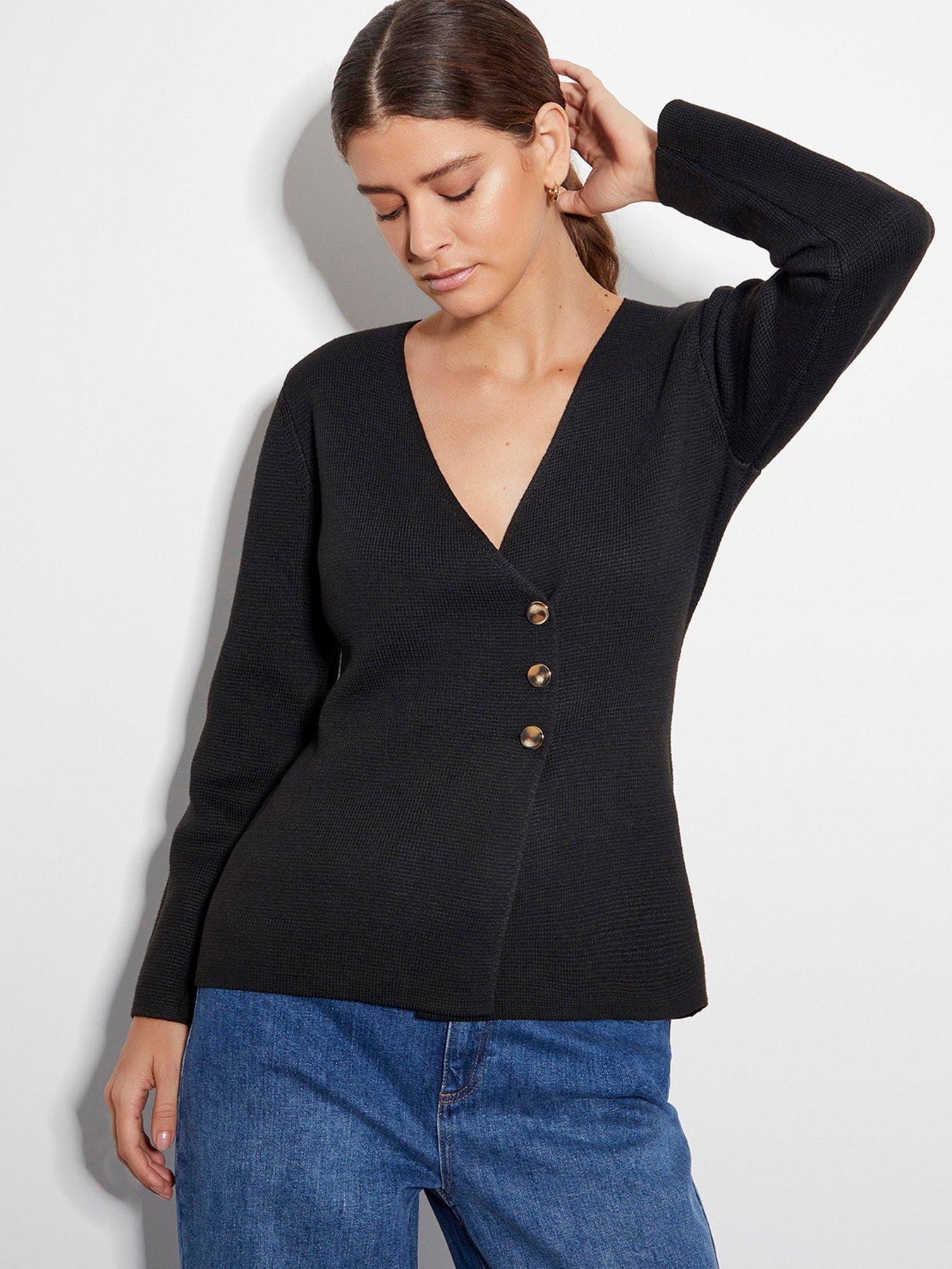 monsoon-saf-structured-cardigan-black