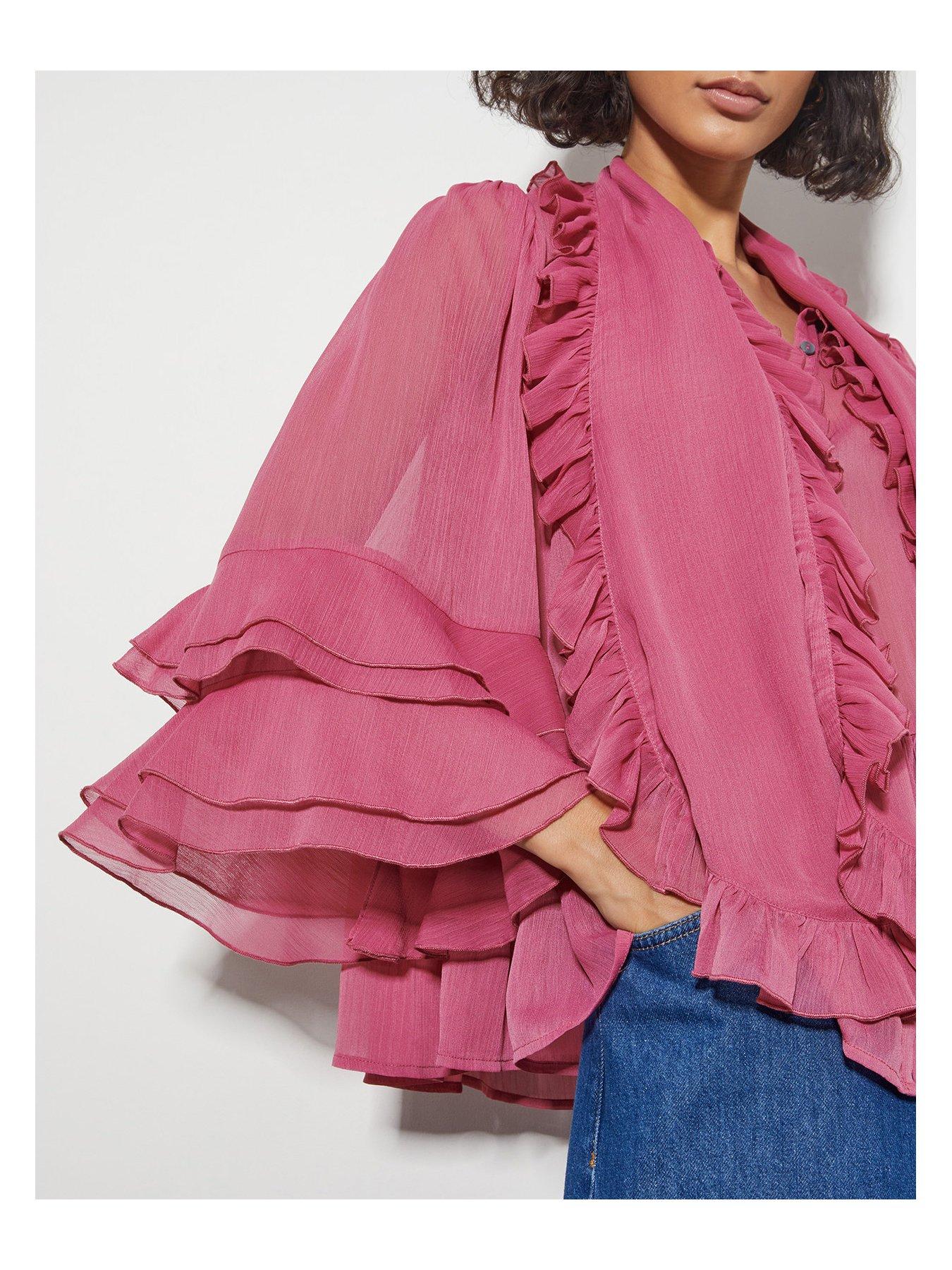 monsoon-anais-frill-blouse-rose-pinkoutfit