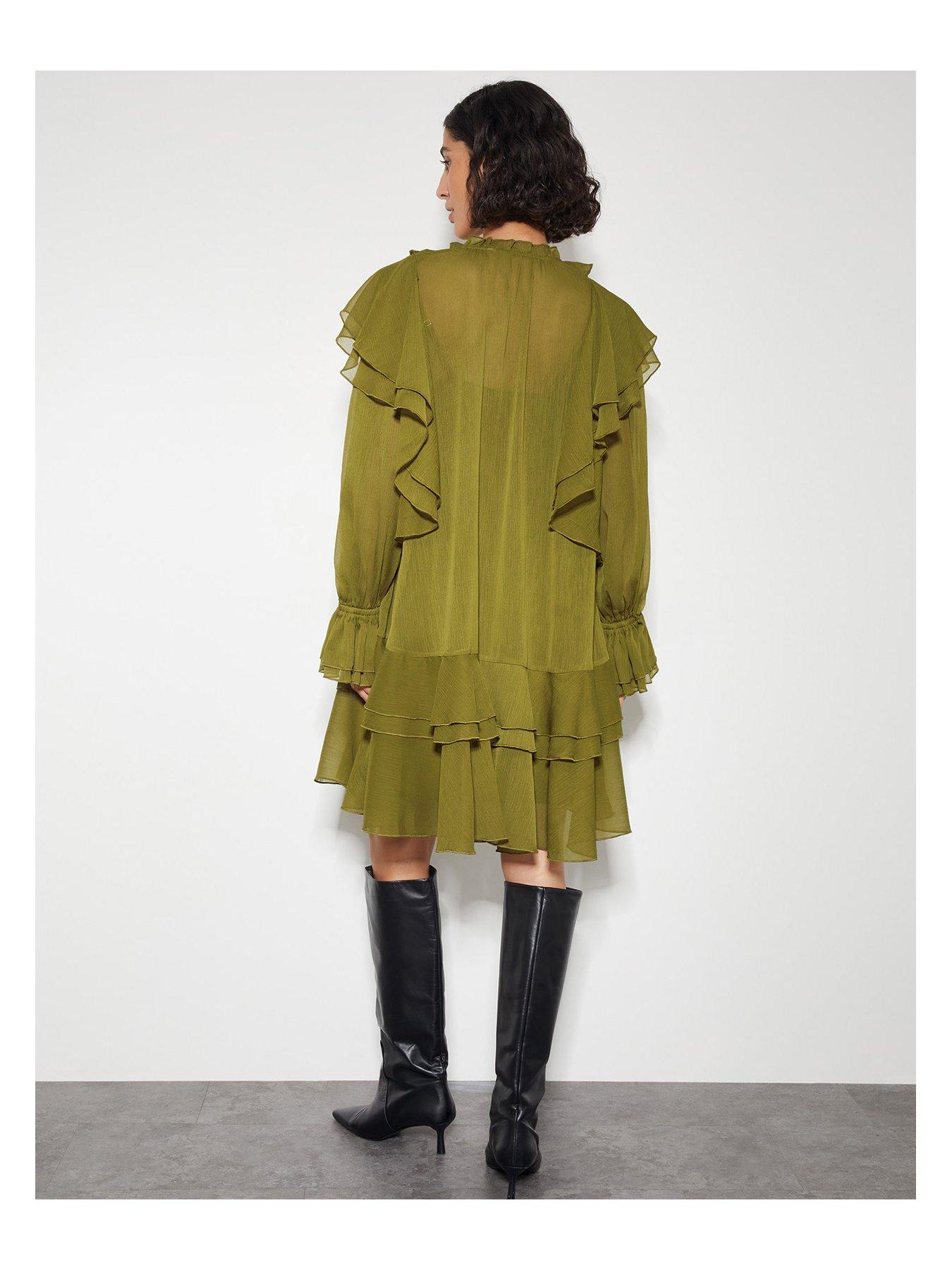 monsoon-aria-frill-dress-greenstillFront