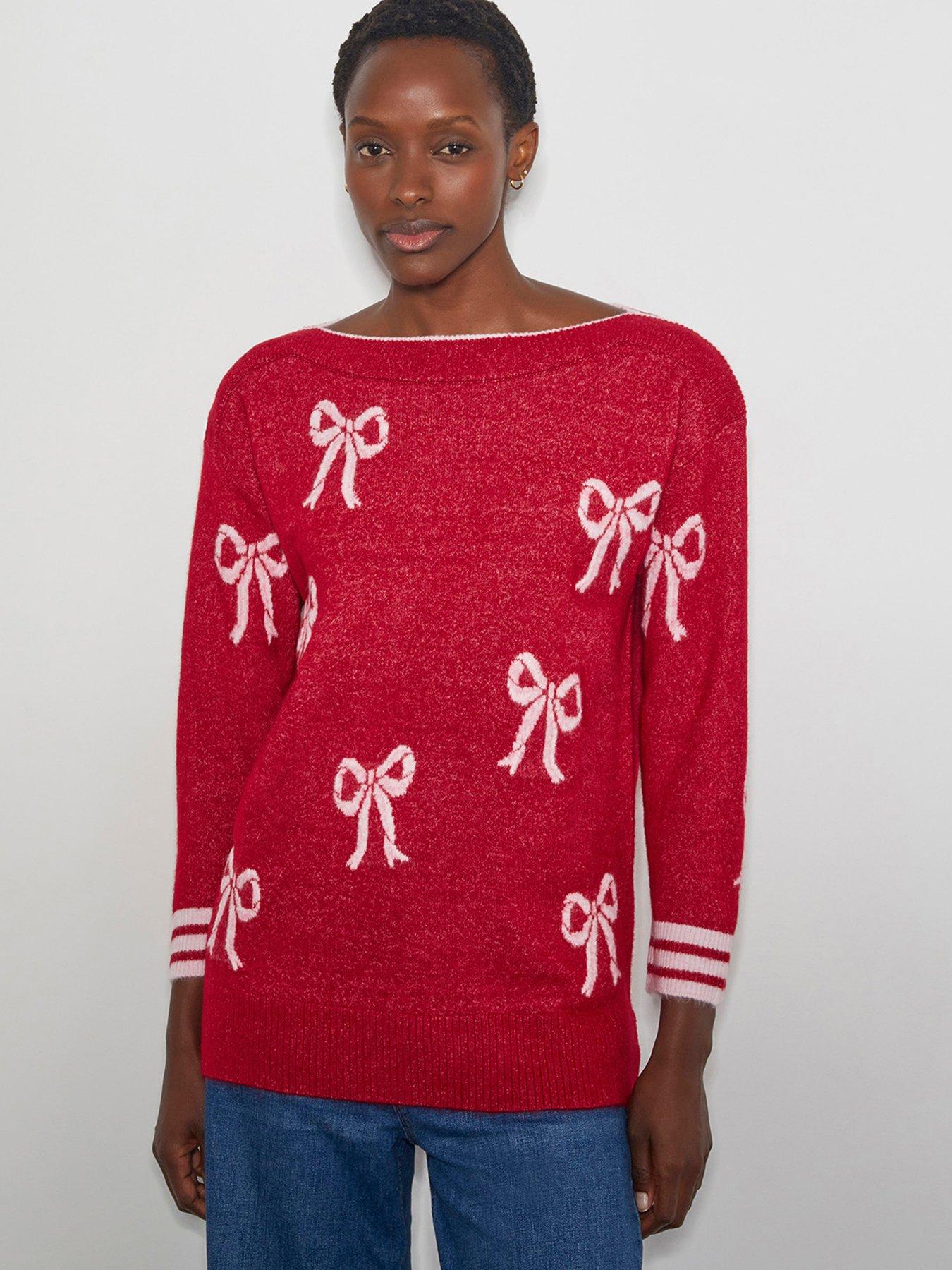 monsoon-mia-mini-bow-jumper-red