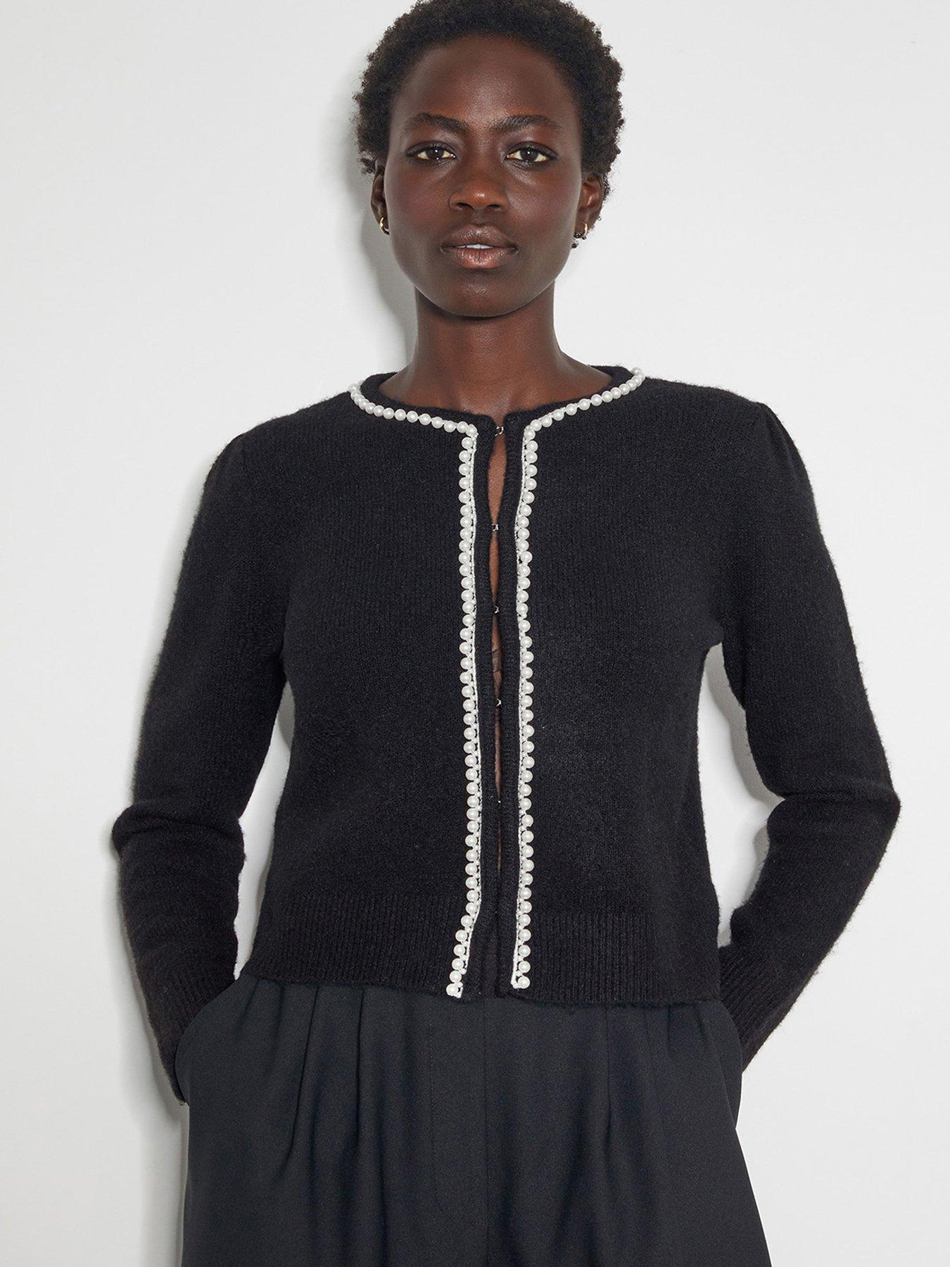 monsoon-pia-pearl-cardigan-black