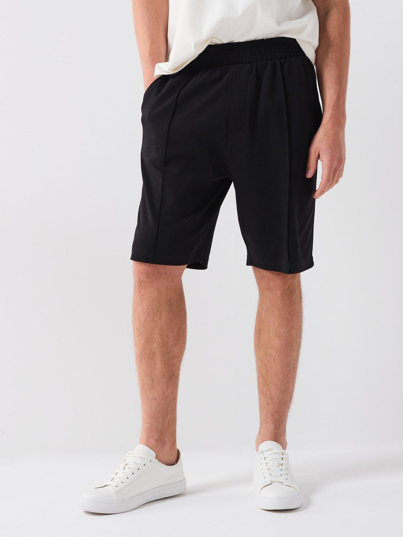 Image of Very Man Interlock Pleated Short - Black