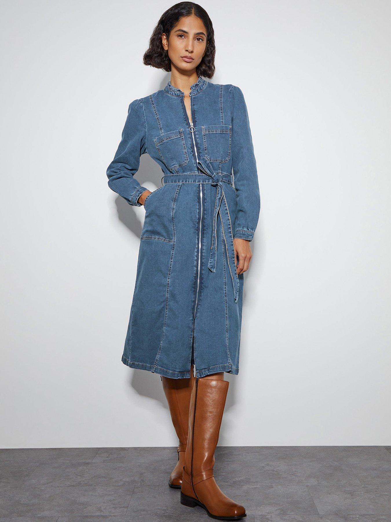 monsoon-izzy-zip-denim-dress