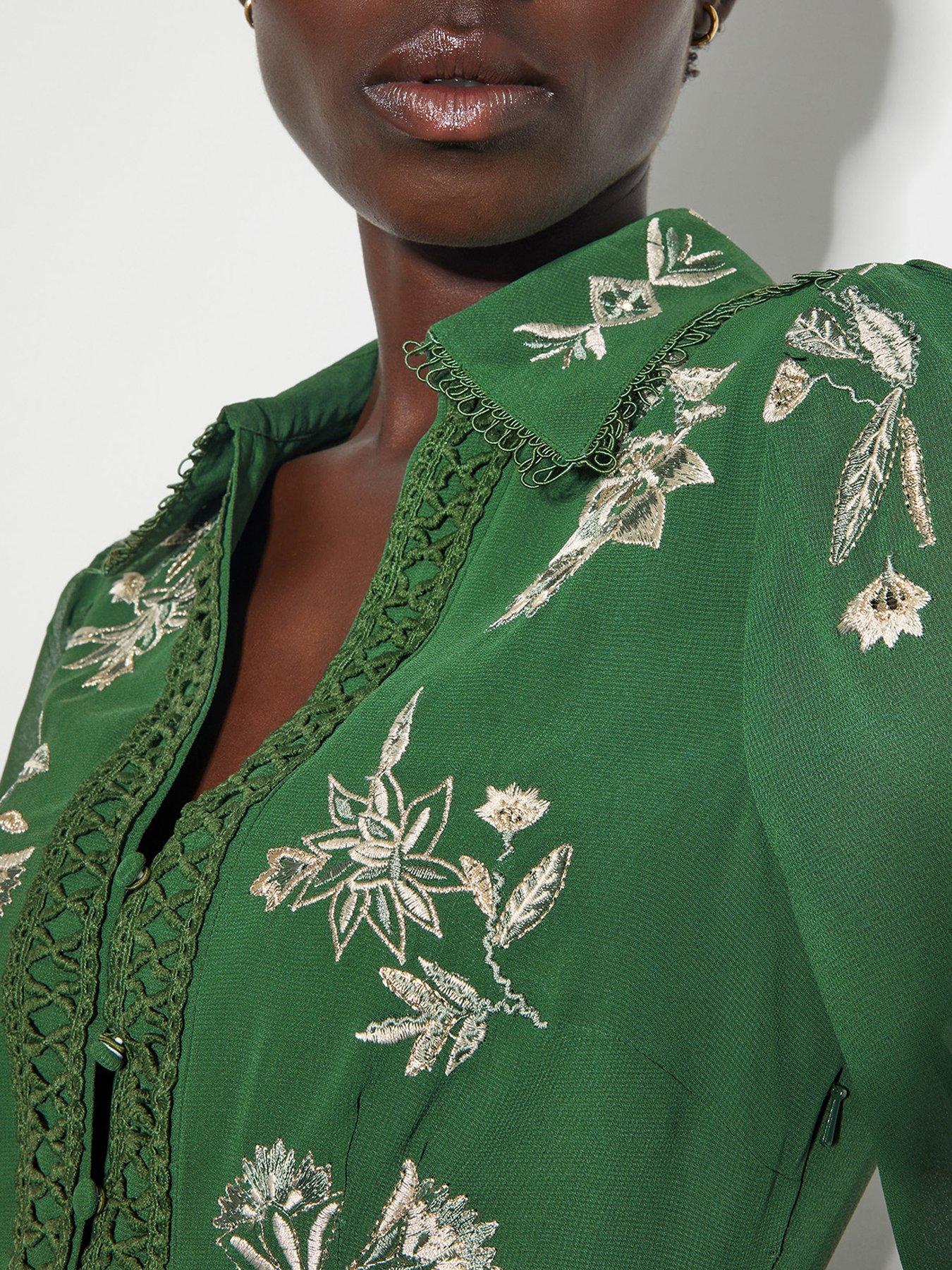 Image 4 of 6 of Monsoon Erica Shirt Dress