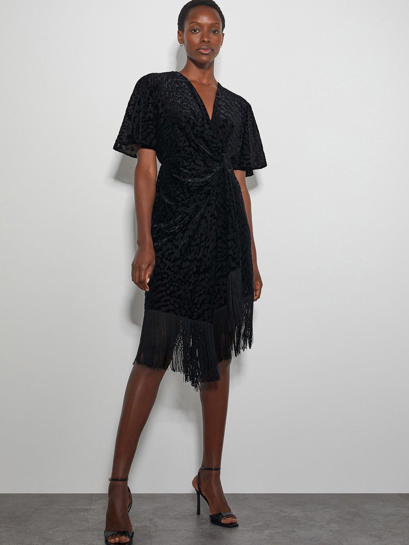 monsoon-dana-devore-wrap-dress-black