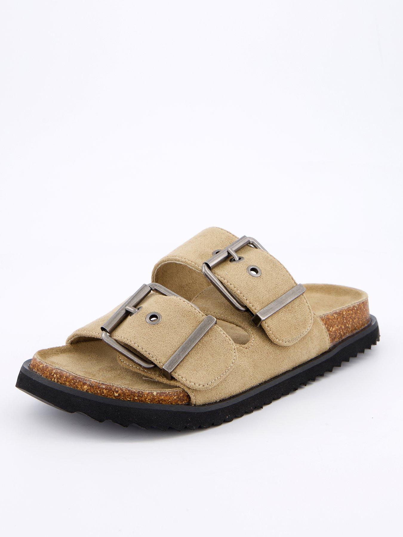 Everyday Extra Wide Fit Footbed Sandals - Taupe