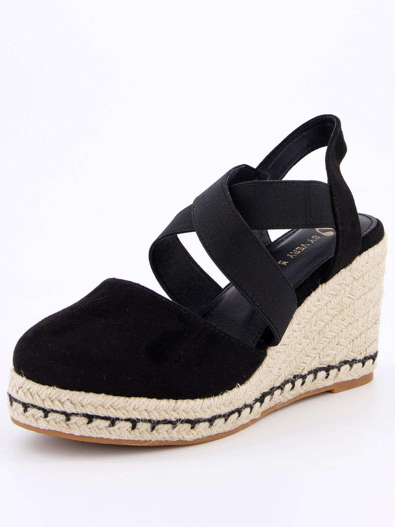 v-by-very-extra-wide-fit-closed-toe-wedge-with-elastic-strap-blackstillFront