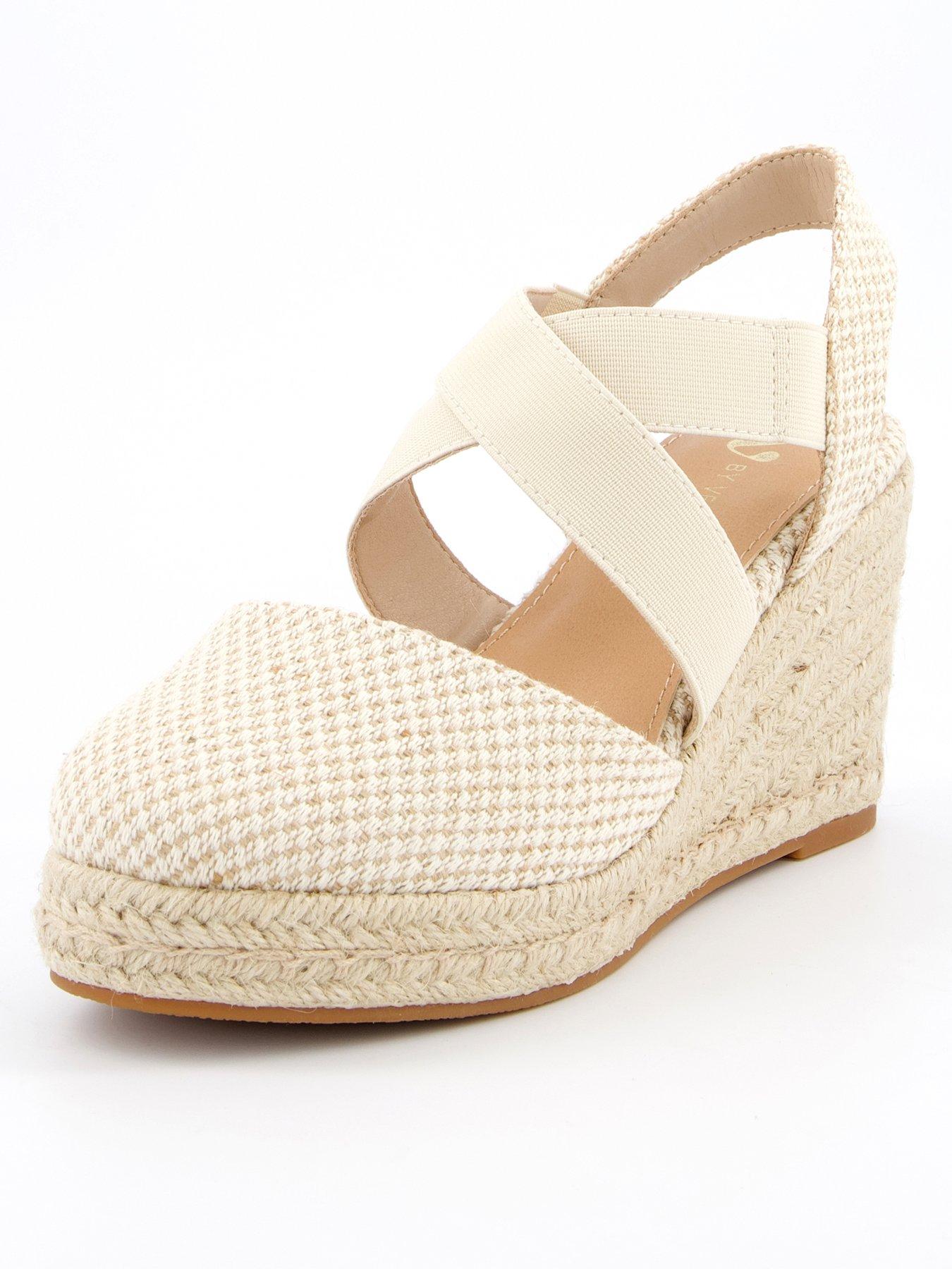 v-by-very-extra-wide-fit-closed-toe-wedge-with-elastic-strap-creamstillFront