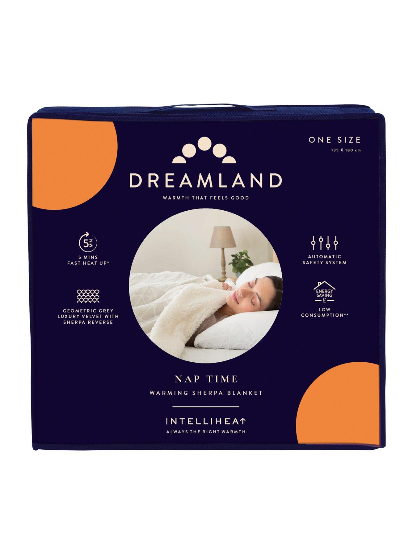 Image 5 of 6 of Dreamland Nap Time Warming Sherpa Blanket- Cream