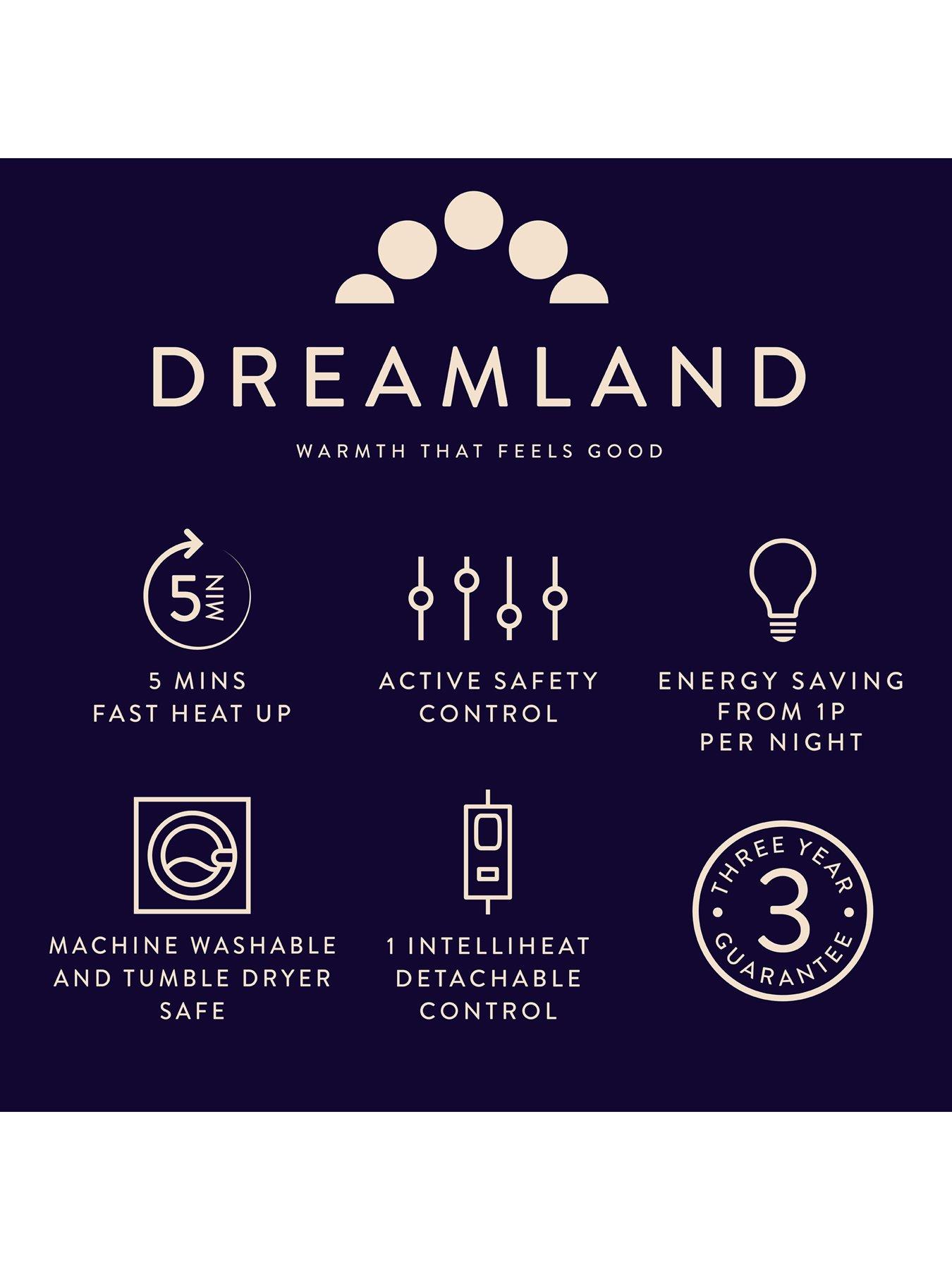 Image 6 of 6 of Dreamland Dreamland Pure Comfort Bamboo Electric Underblanket