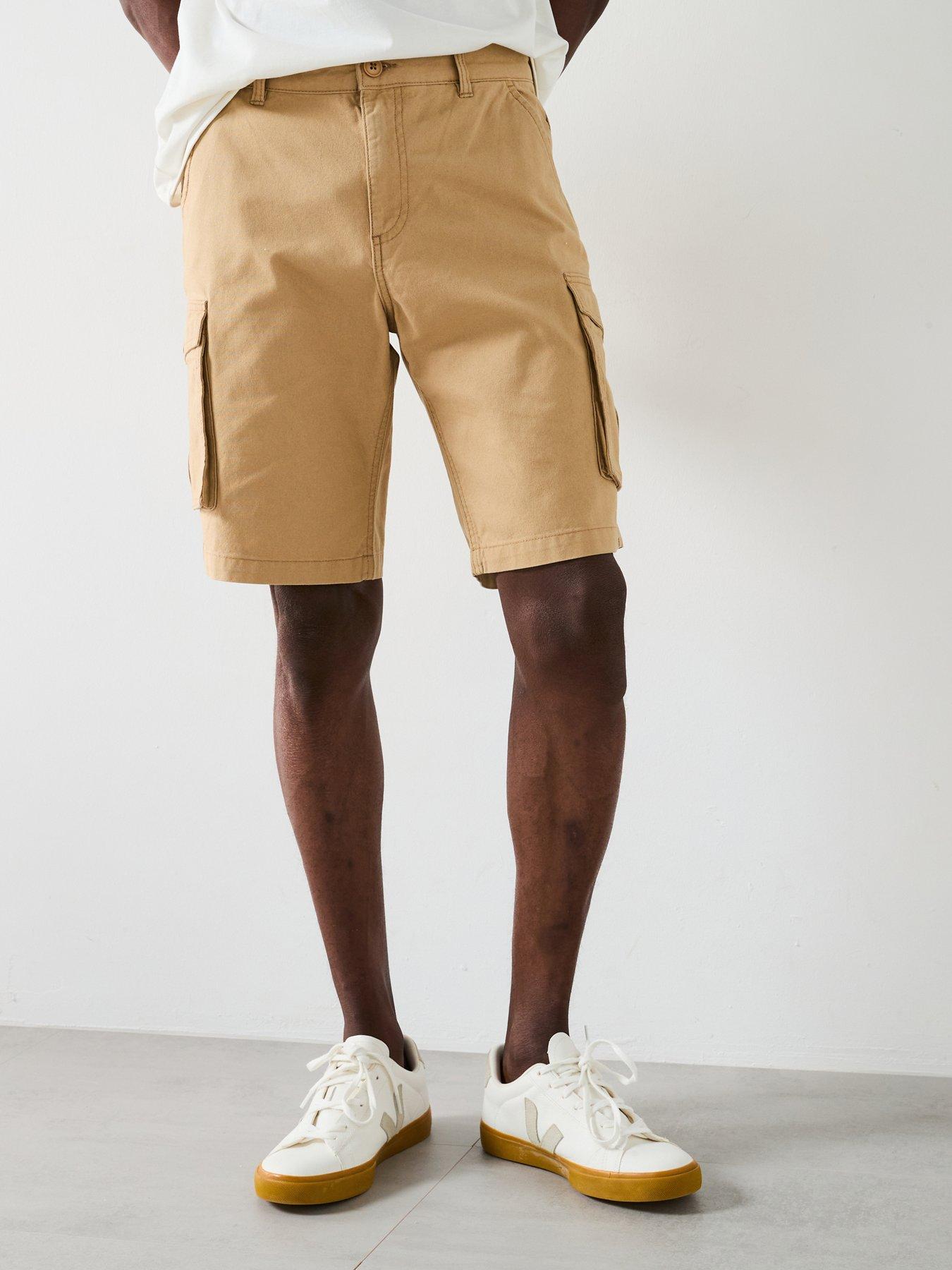 Very Man Cargo Shorts - Natural