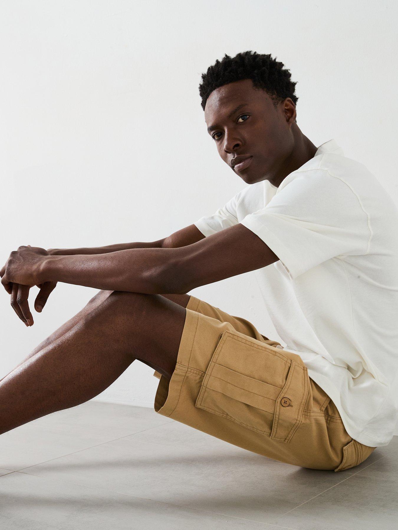 Image 6 of 6 of Very Man Cargo Shorts - Natural