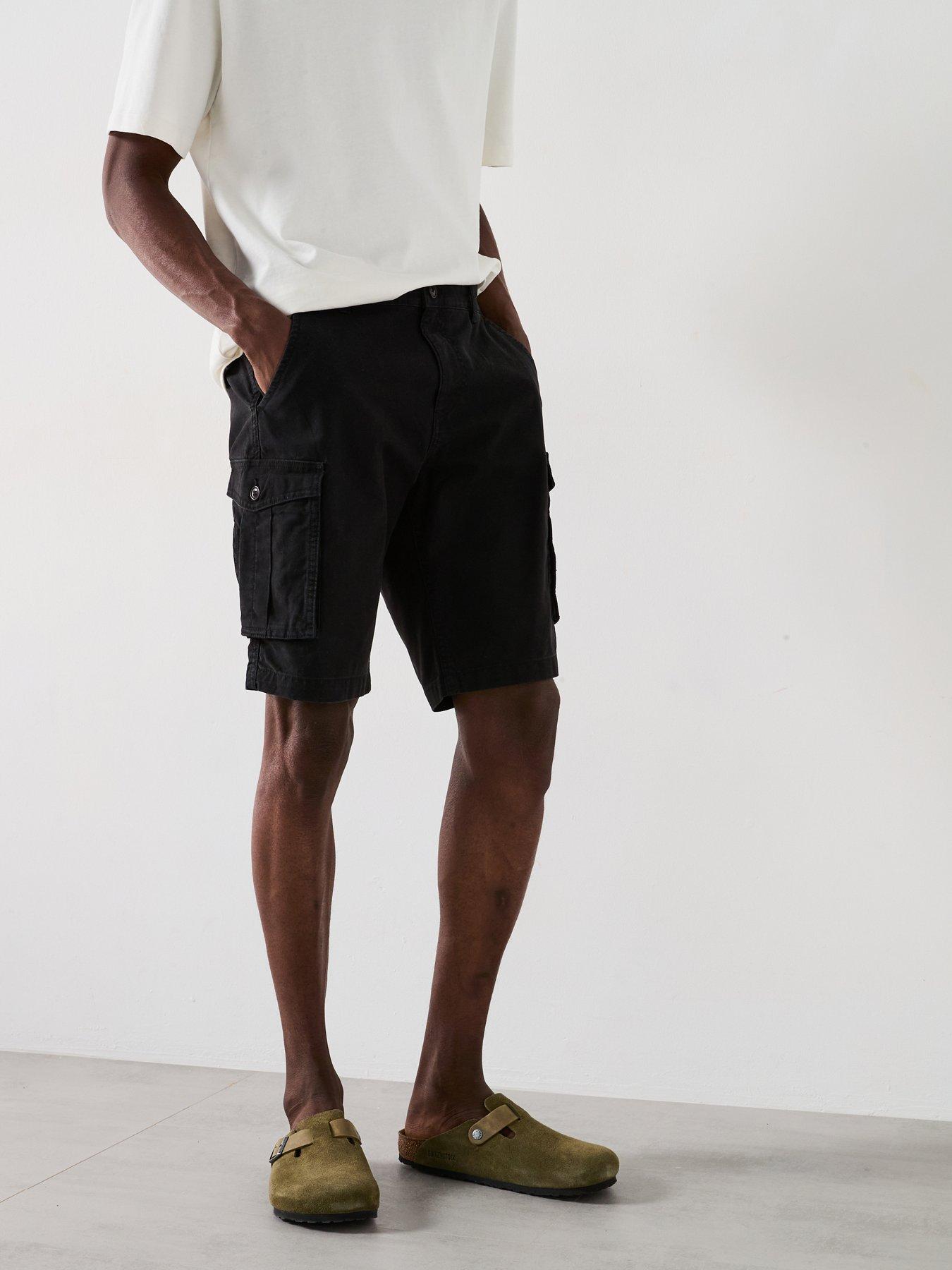 very-man-cargo-shorts-black