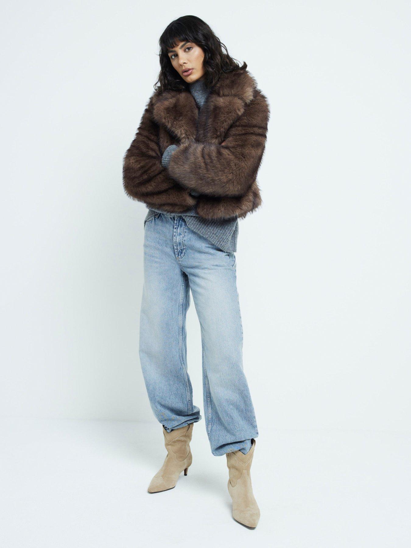 river-island-short-plush-faux-fur-jacket-brownback