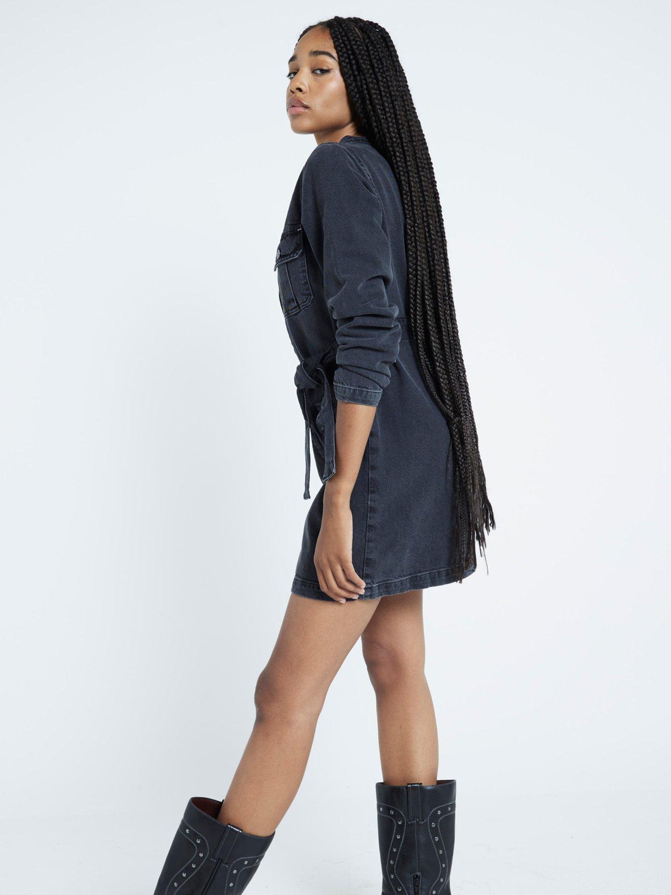 river-island-utility-dress-blackstillFront