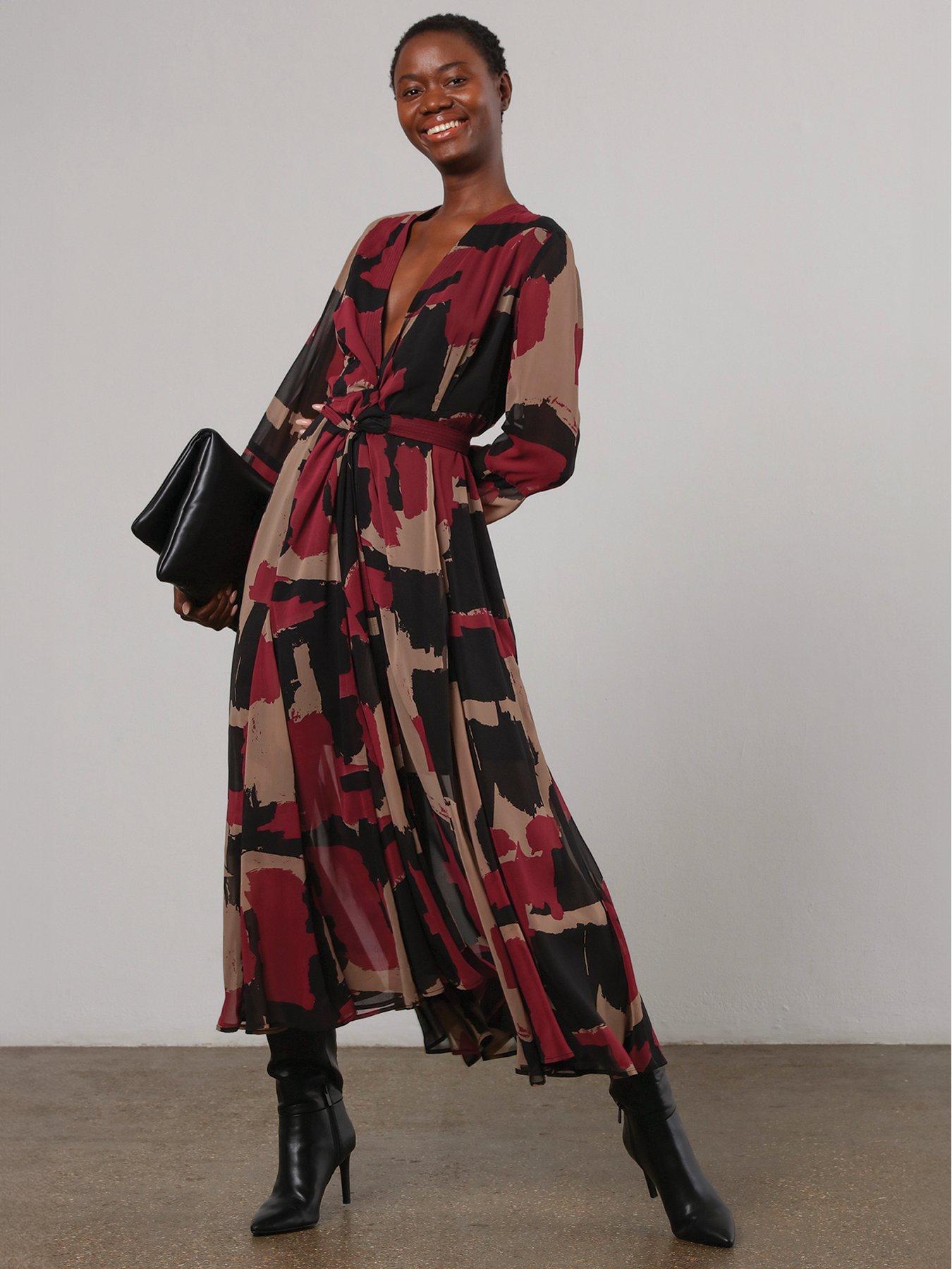 Religion Flash Maxi Dress With Multi Tying Wrap Options