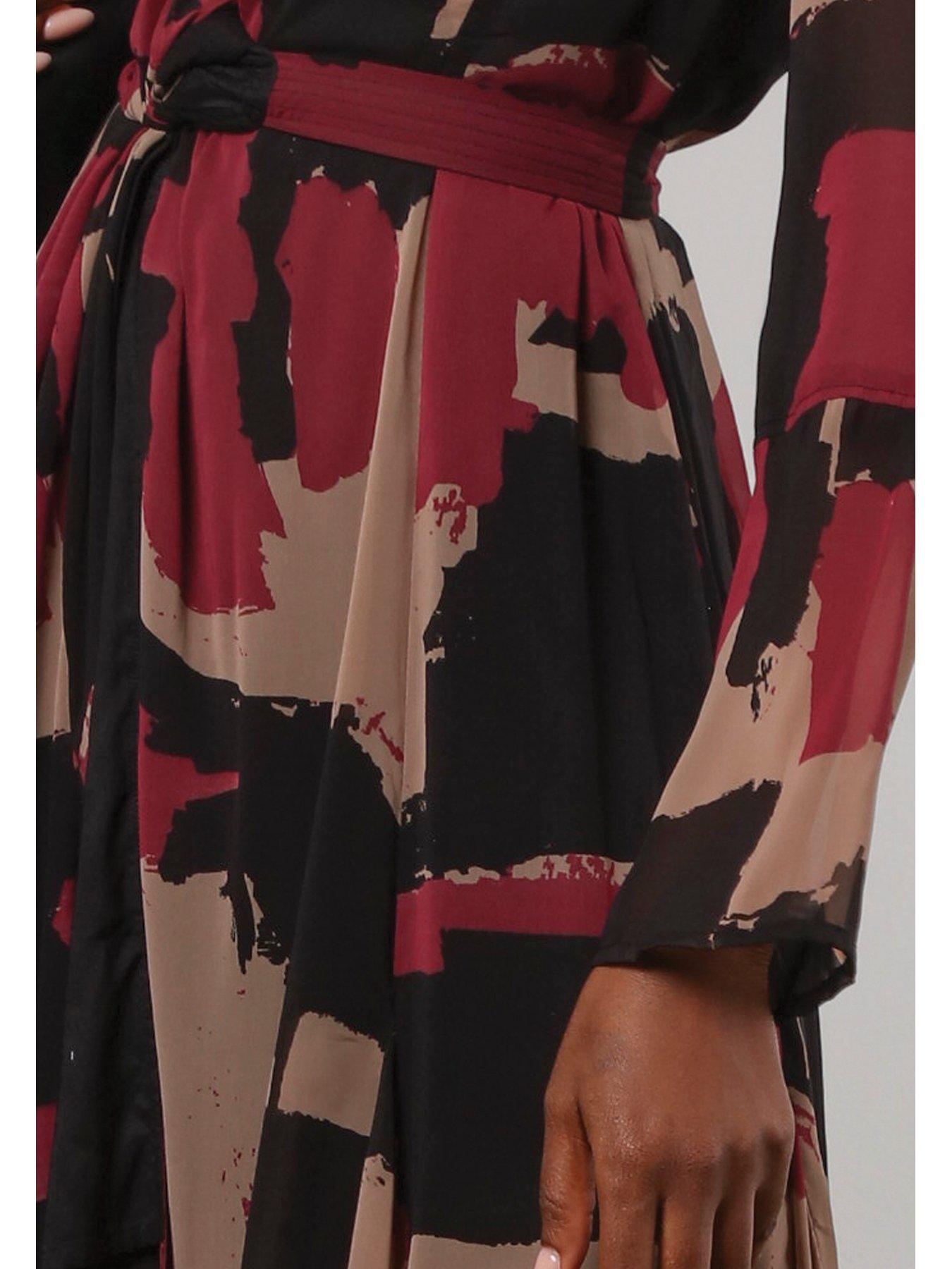 Image 4 of 5 of Religion Flash Maxi Dress With Multi Tying Wrap Options